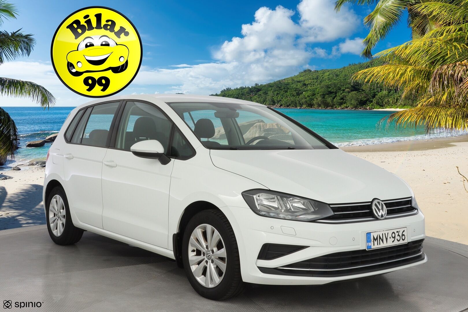 Volkswagen Golf Sportsvan 2019 Comfortline 1,0 TSI 85 kW (115 hv) DSG *ACC / Kamera / Apple Carplay & AndroidAuto* - KATSO KAMPANJAHINTA! / Kahdet renkaat / Jakohihna vaihdettu / Suomi-auto - HULLUT VÄLIPÄIVÄT KORKOTARJOUS 2,49%
