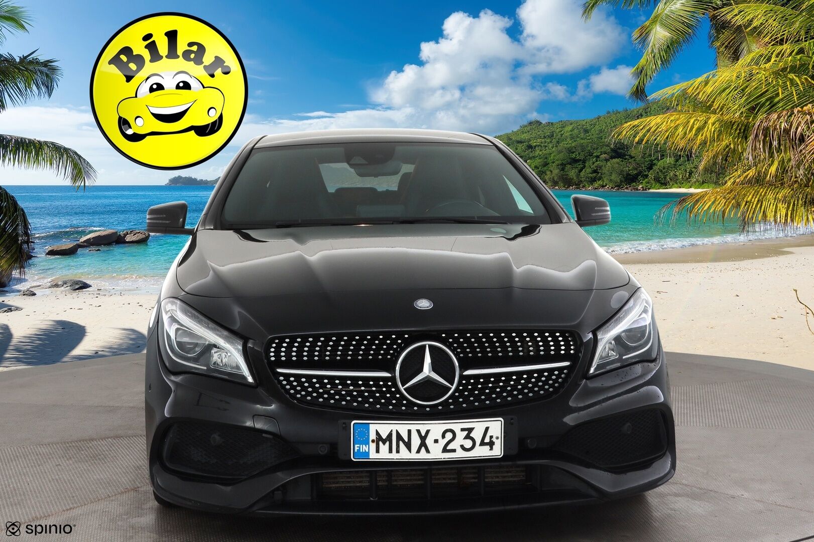 Mercedes-Benz CLA 2017 200 A Business AMG - | Facelift | LED | Nahka-alcantara | Urheilualusta | Sporttipenkit | Navi | P.tutkat | Bluetooth | Active Brake Assist | Vakkari | 2x renkaat aluin |