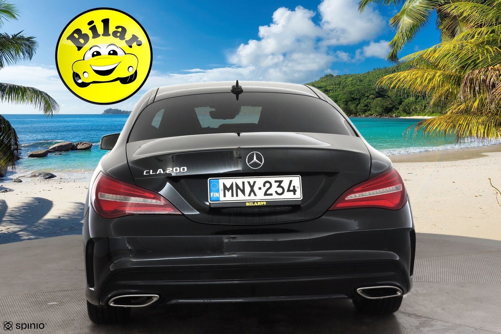 Mercedes-Benz CLA 2017 200 A Business AMG - | Facelift | LED | Nahka-alcantara | Urheilualusta | Sporttipenkit | Navi | P.tutkat | Bluetooth | Active Brake Assist | Vakkari | 2x renkaat aluin |