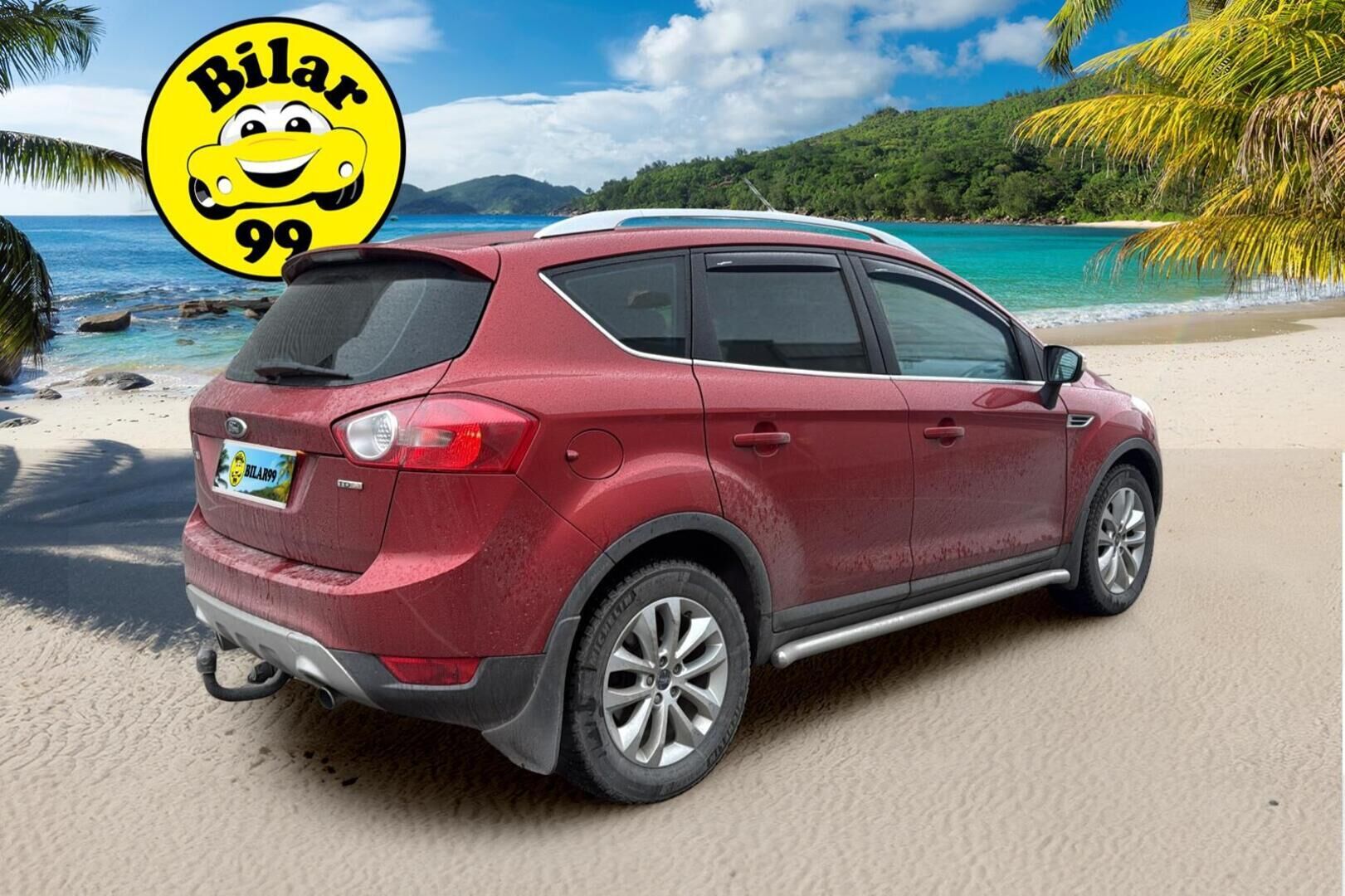 Ford Kuga 2010 2,0 TDCi 136hv DPF 4WD Titanium M6 5-ovinen * Suomiauto / Webasto / Vetokoukku / Puolinahkasisusta / Lisävalo - 2x Hyvät renkaa aluvantein / Hiljattain huollettu / Jakopää tehty! - HULLU BLACKWEEK KORKOTARJOUS 2,49%