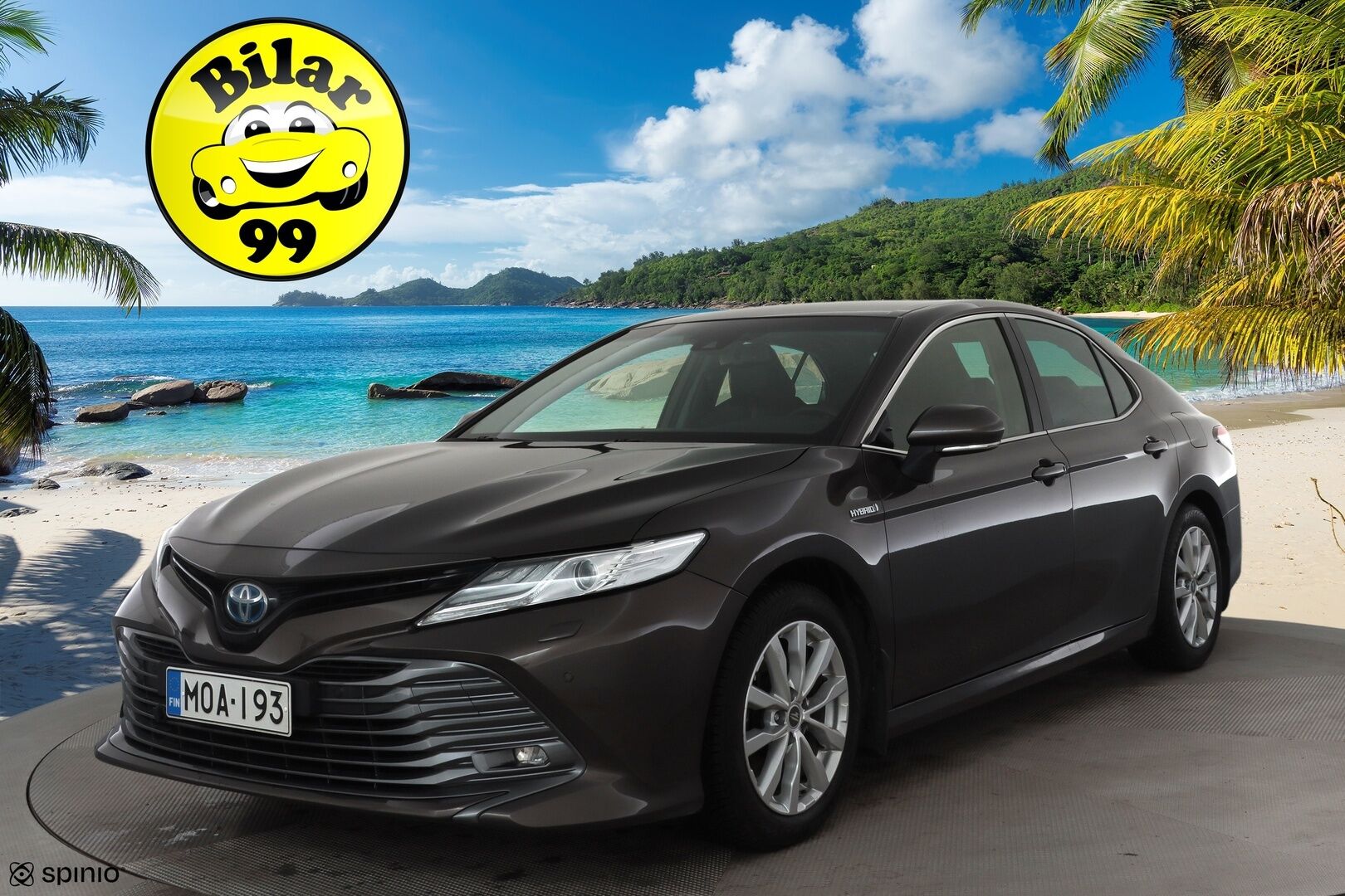 Toyota Camry 2020 2,5 Hybrid Style *ACC / LED /  P.Kamera / Sisätilanlämmitin / Navi / Nahkaverhoilu / Kaistavahti / Keyless* - *Suomi-auto / Kahdet renkaat / Merkkihuollettu*