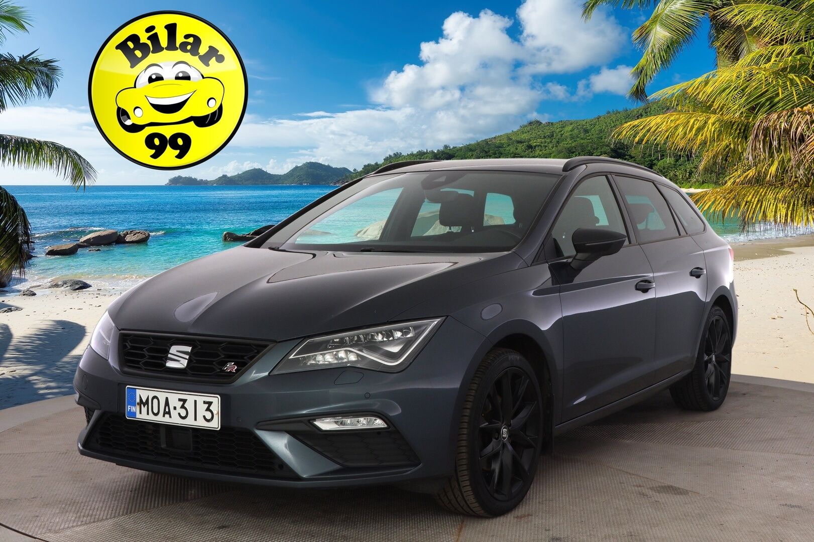 Seat Leon Sportourer ST 2020 1,5 TGI 131 FR Business Class DSG * Adapt vakkari / Tutkat / Full link / Navi * - *Taloudellinen / Viimeisin huolto 08.2025 / Sporttinen*