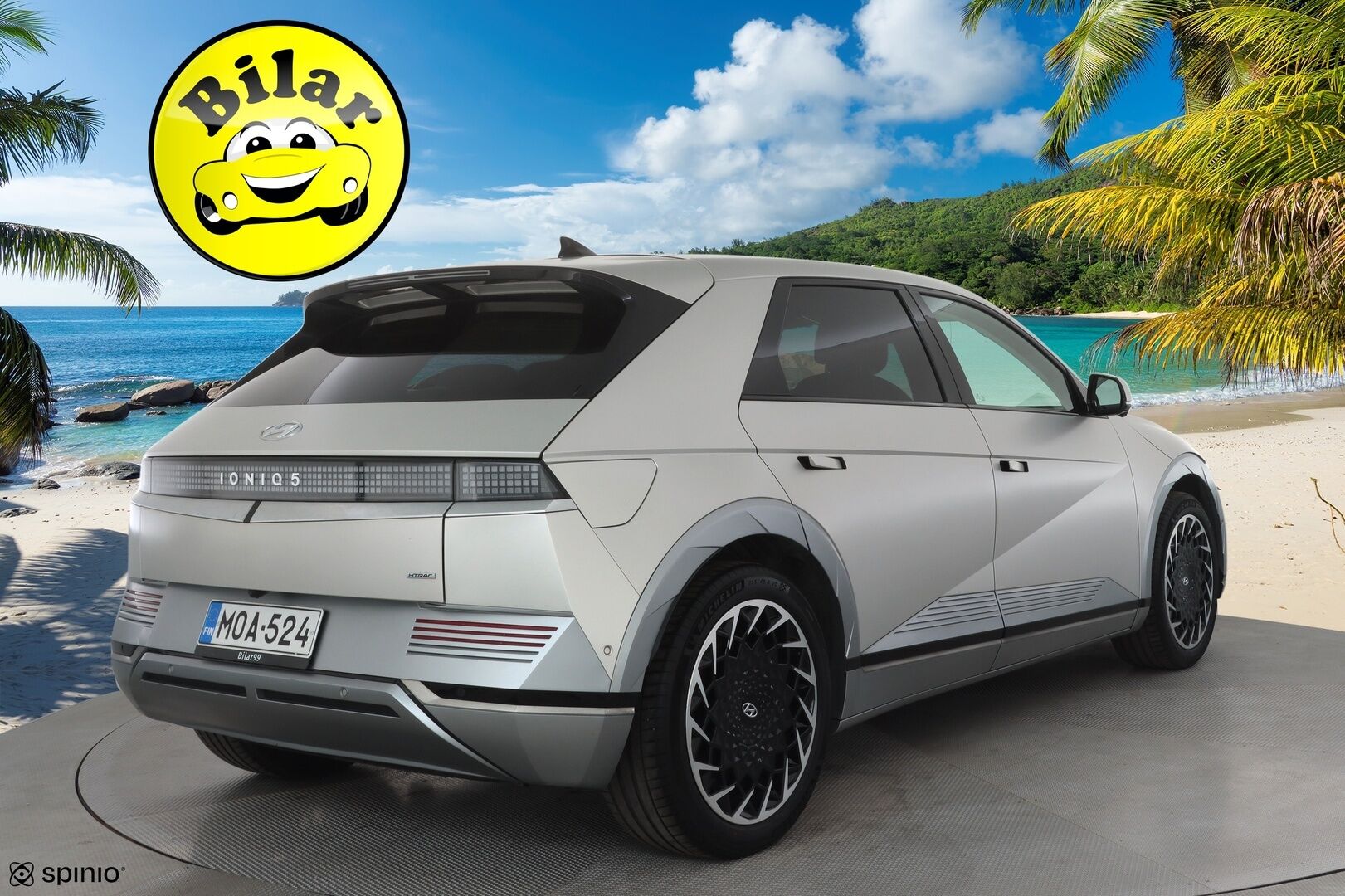 Hyundai IONIQ 5 2022 Project 45 AWD - | ACC | ILP | Koukku | Solar Roof | HUD | Ilm. relax nahat | Bose | 360° | Muistipenkki | HDA | V2L | Keyless | Ambient | Suomiauto | 2x renkaat | 