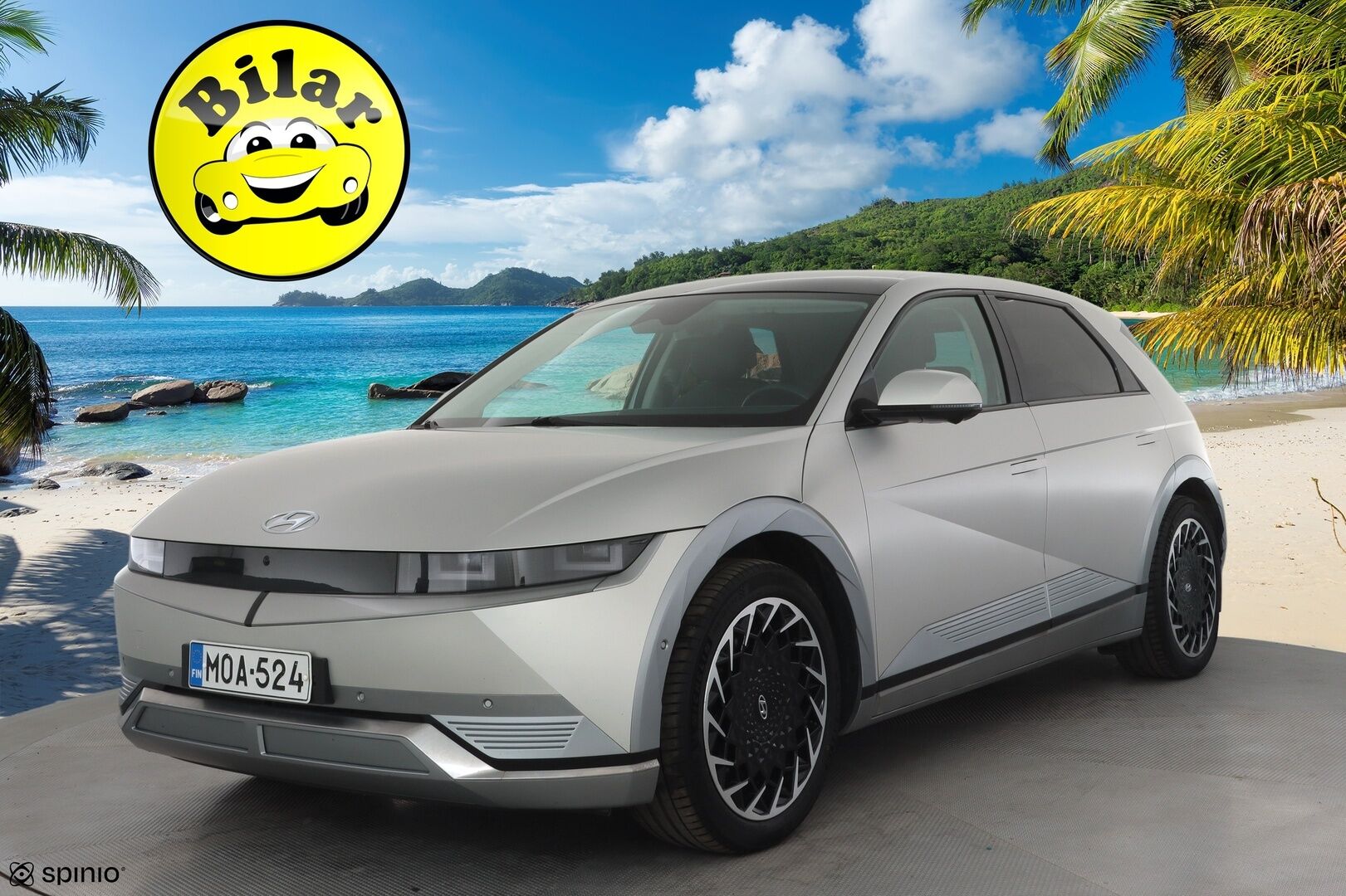 Hyundai IONIQ 5 2022 Project 45 AWD - | ACC | ILP | Koukku | Solar Roof | HUD | Ilm. relax nahat | Bose | 360° | Muistipenkki | HDA | V2L | Keyless | Ambient | Suomiauto | 2x renkaat | 