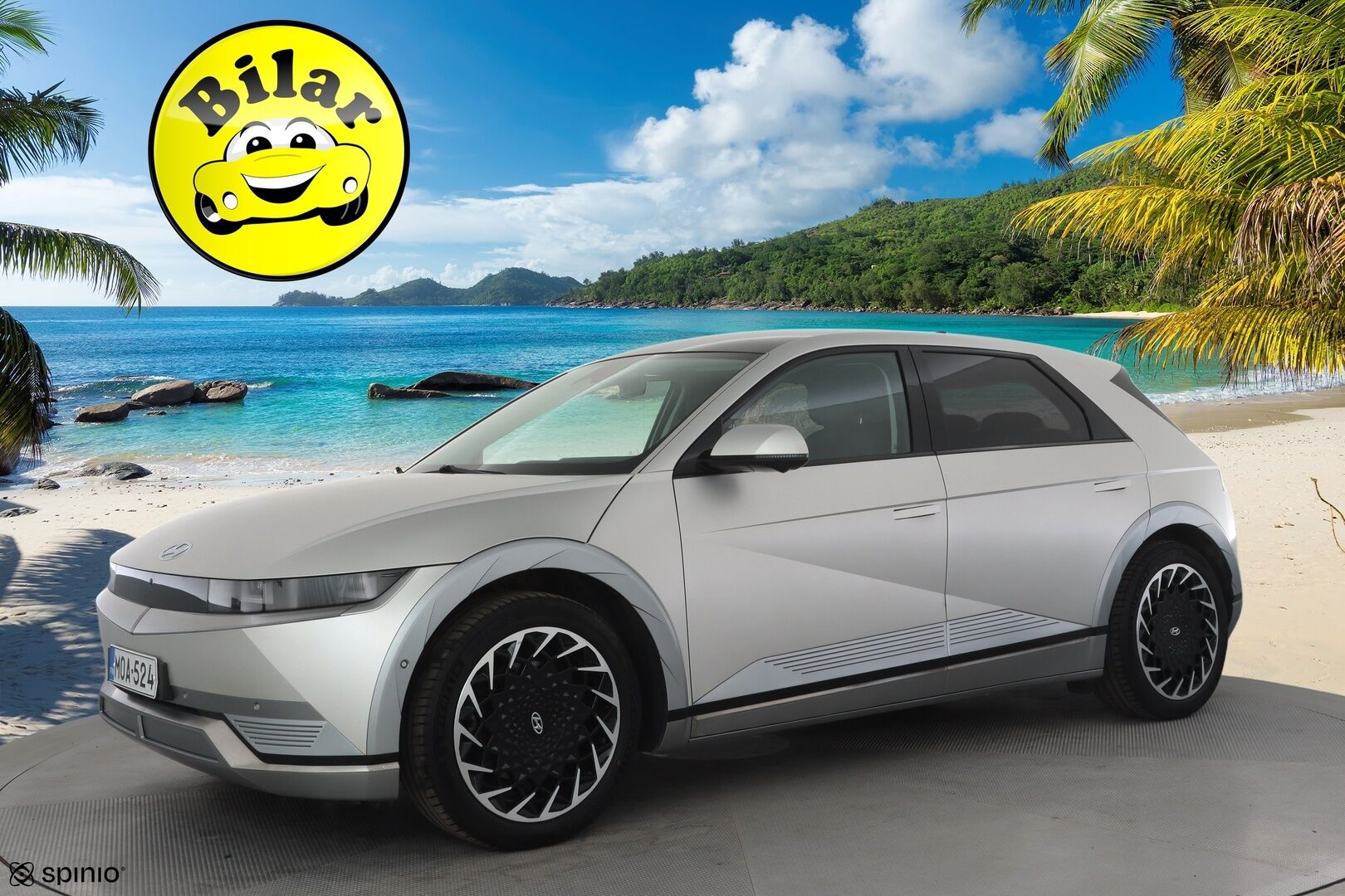 Hyundai IONIQ 5 2022 Project 45 AWD - | ACC | ILP | Koukku | Solar Roof | HUD | Ilm. relax nahat | Bose | 360° | Muistipenkki | HDA | V2L | Keyless | Ambient | Suomiauto | 2x renkaat | 