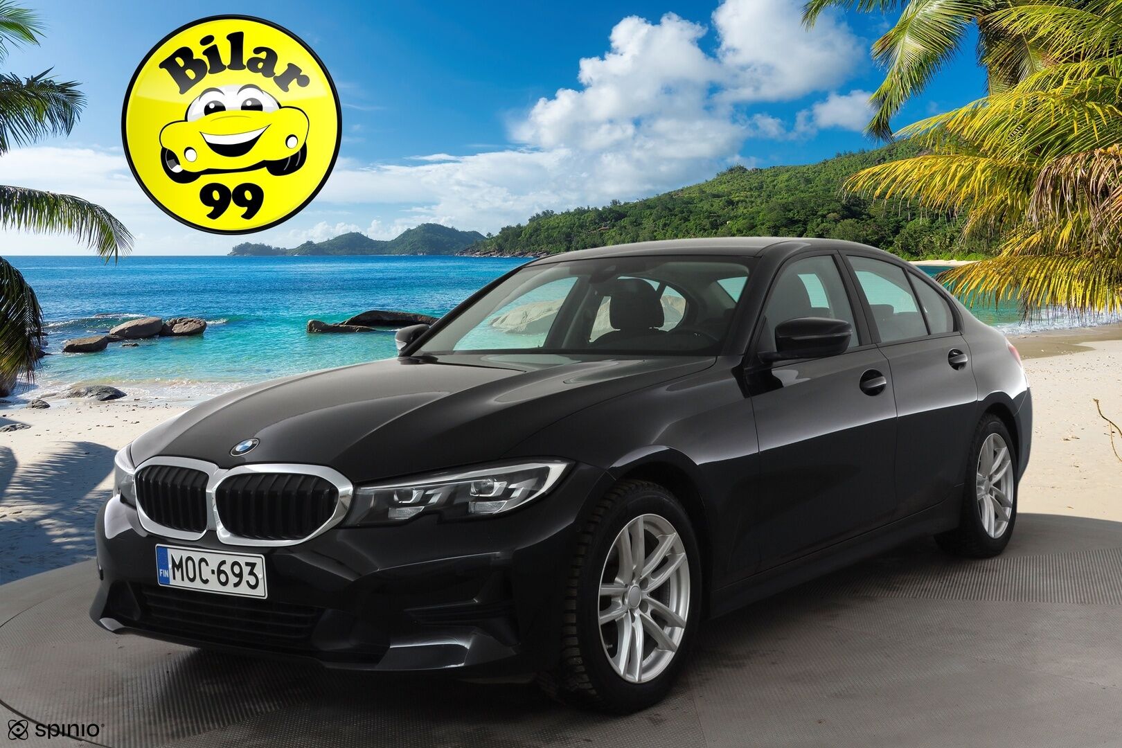 BMW 320 2022 G20 Sedan 320d A xDrive Business MHEV * Webasto / Koukku / LED / P.kamera / Navi / Kaistavahti / Digimittaristo * - HULLU BLACKWEEK 2,49% KORKOTARJOUS - Suomi-auto / Kahdet renkaat