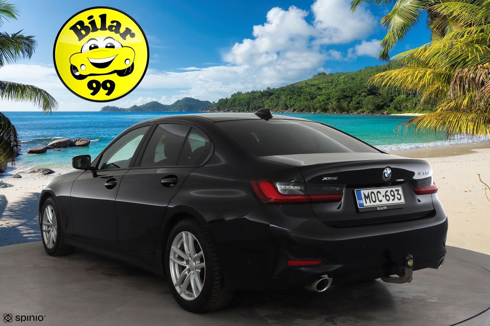 BMW 320 2022 G20 Sedan 320d A xDrive Business MHEV * Webasto / Koukku / LED / P.kamera / Navi / Kaistavahti / Digimittaristo * - Suomi-auto / Kahdet hyvä kuntoiset renkaat! 