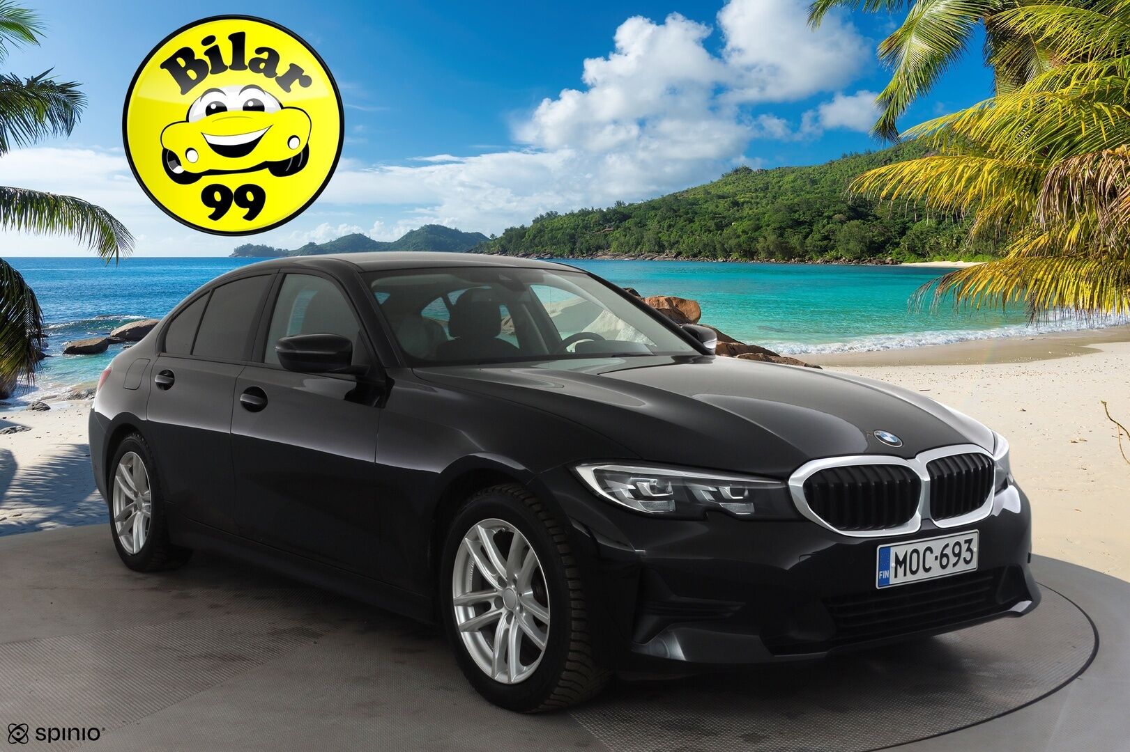 BMW 320 2022 G20 Sedan 320d A xDrive Business MHEV * Webasto / Koukku / LED / P.kamera / Navi / Kaistavahti / Digimittaristo * - Suomi-auto / Kahdet hyvä kuntoiset renkaat! 