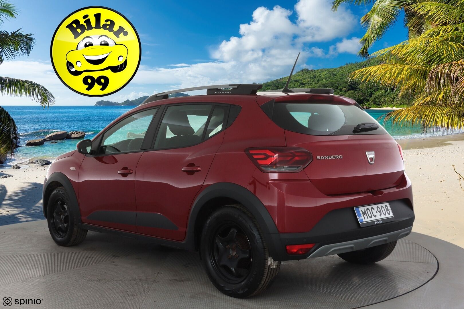 Dacia Sandero 2022 Stepway TCe 90 aut Comfort * Sisätilanlämmitin / Navi / Vakkari / P.Kamera / LED / Apple&Android / Katveavustin * - 1-om Suomi-auto / Kahdet renkaat - HULLUT AVAJAISHULINAT KORKOTARJOUS 3,29 %