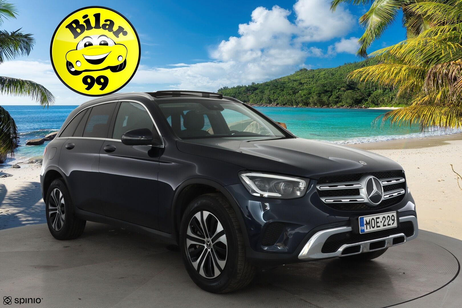 Mercedes-Benz GLC 2022 300 de 4MATIC A Business **Panorama / Distronic / Multibeam / P.kamera / Navi / Sporttipenkit / Koukku** - 3,99 % KORKOTARJOUS TÄHÄN AUTOON - 1-om Suomi-auto / Kahdet Renkaat