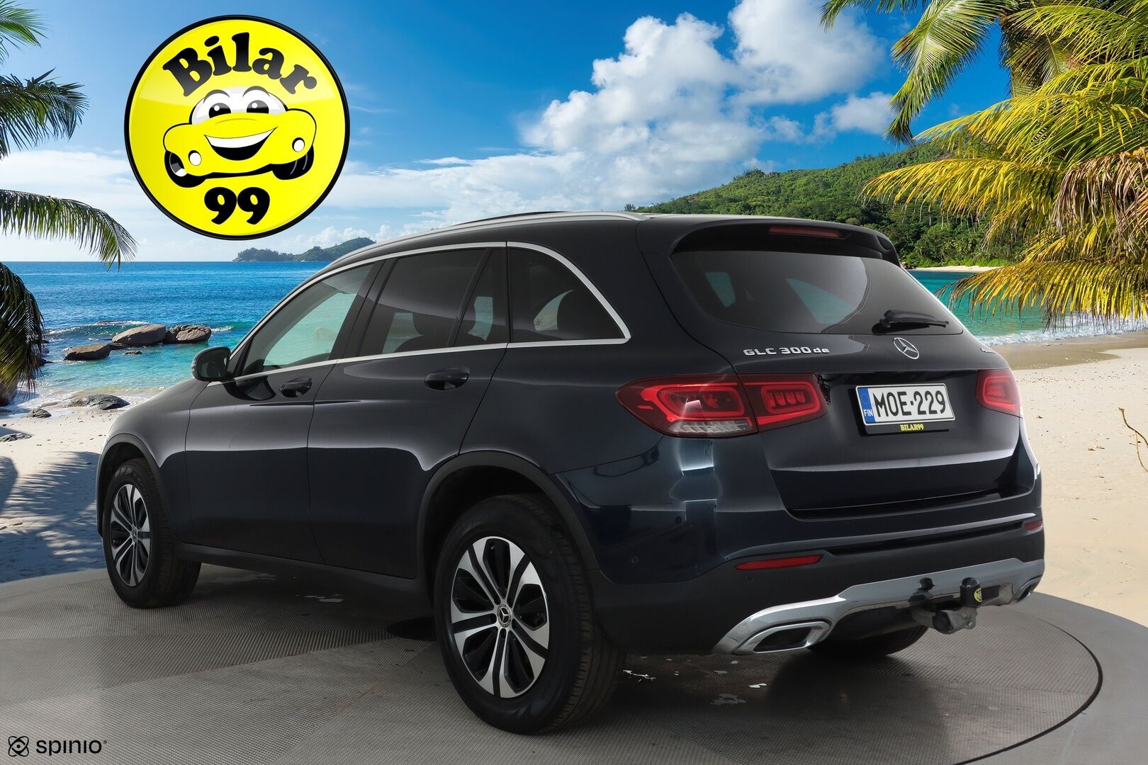 Mercedes-Benz GLC 2022 300 de 4MATIC A Business **Panorama / Distronic / Multibeam / P.kamera / Navi / Sporttipenkit / Koukku** - 3,99 % KORKOTARJOUS TÄHÄN AUTOON - 1-om Suomi-auto / Kahdet Renkaat