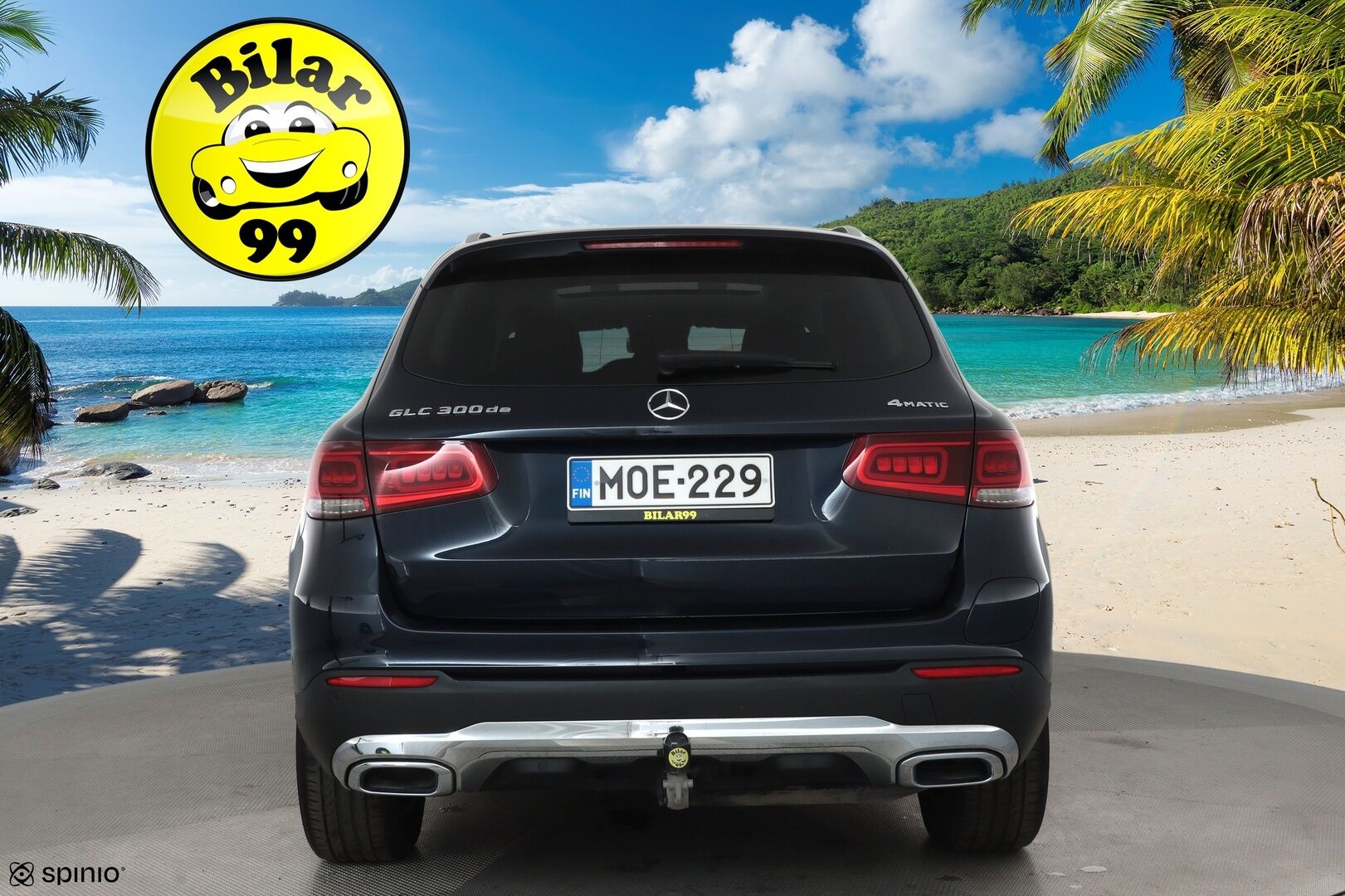 Mercedes-Benz GLC 2022 300 de 4MATIC A Business **Panorama / Distronic / Multibeam / P.kamera / Navi / Sporttipenkit / Koukku** - 3,99 % KORKOTARJOUS TÄHÄN AUTOON - 1-om Suomi-auto / Kahdet Renkaat