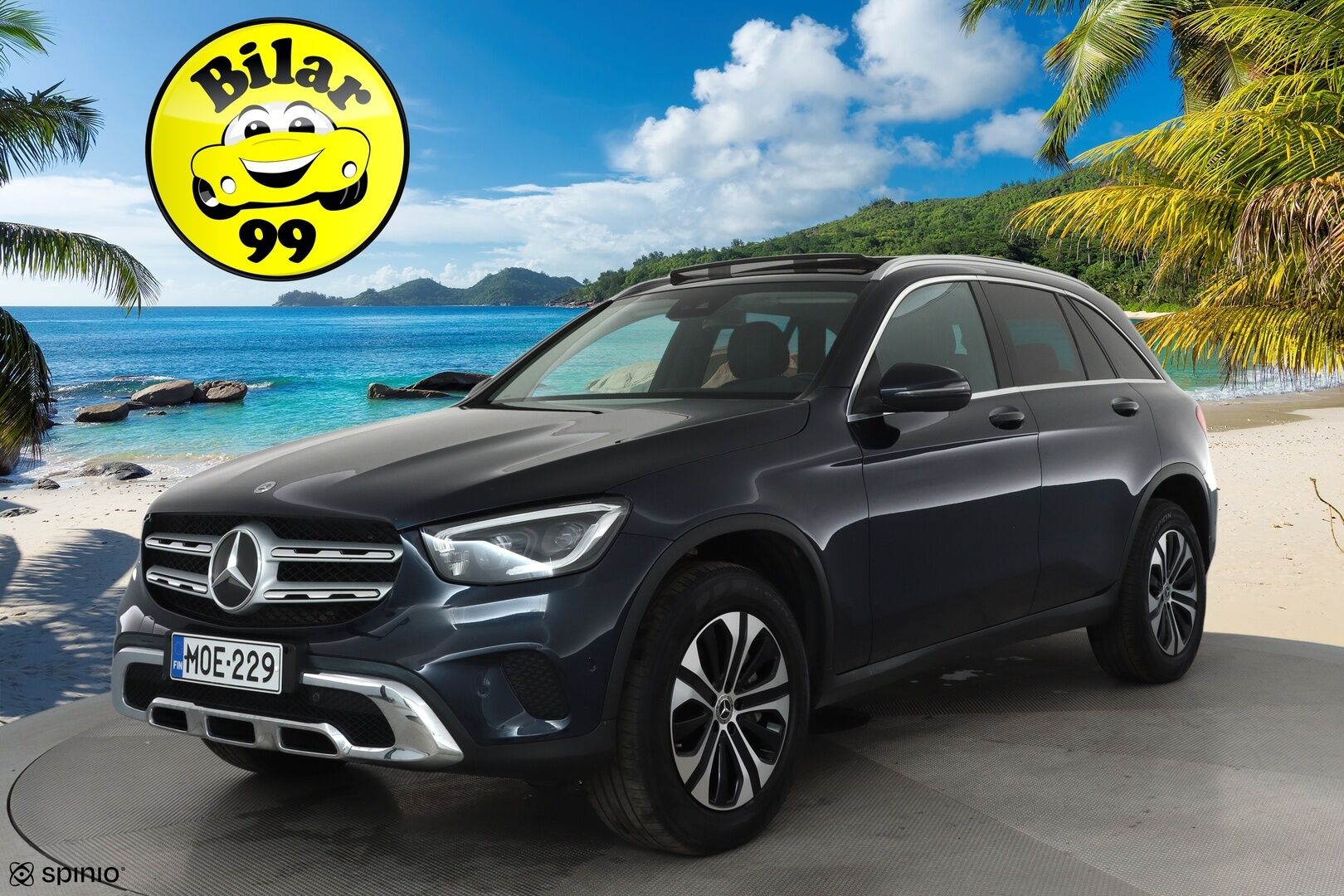 Mercedes-Benz GLC 2022 300 de 4MATIC A Business **Panorama / Distronic / Multibeam / P.kamera / Navi / Sporttipenkit / Koukku** - 3,99 % KORKOTARJOUS TÄHÄN AUTOON - 1-om Suomi-auto / Kahdet Renkaat