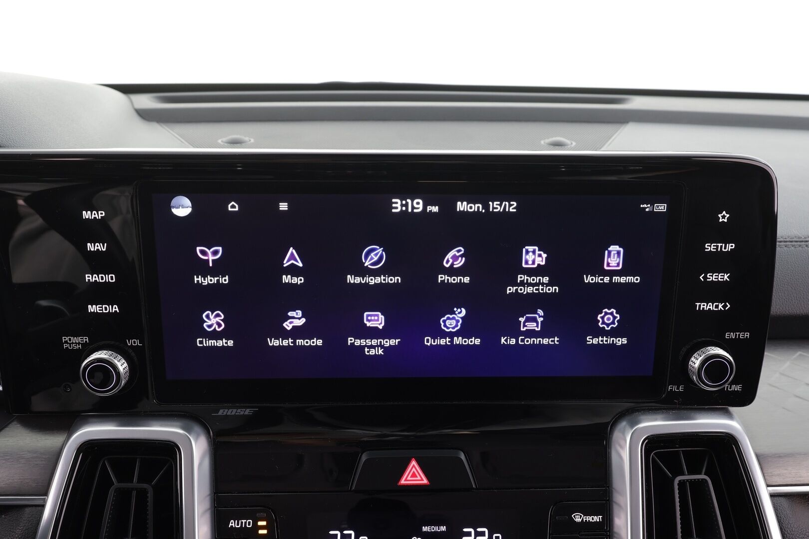 Kia Sorento 2022 1,6 T-GDI Hybrid AWD Business Premium AT 7-P * ACC / 360° / Bose / Sähköpenkit / Koukku / Navi / LED * - *Suomi-Auto / Lohkolämmitin / Digimittaristo / Kahdet renkaat / Merkkihuollettu*