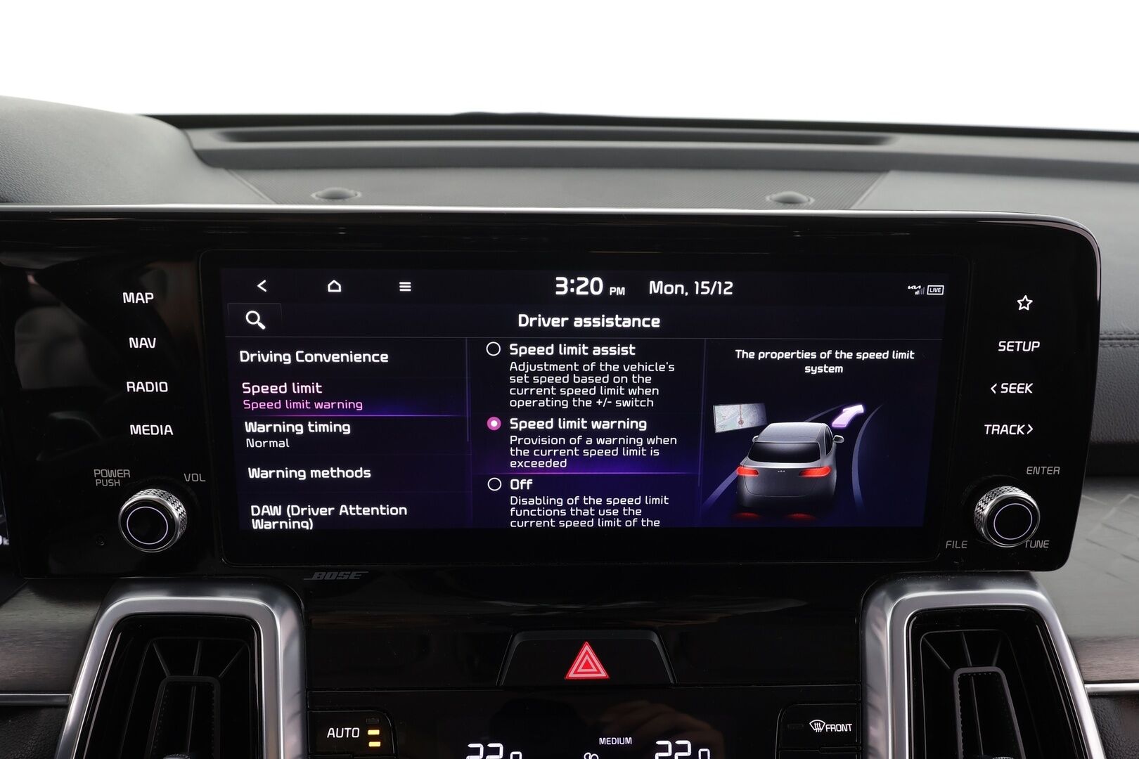 Kia Sorento 2022 1,6 T-GDI Hybrid AWD Business Premium AT 7-P * ACC / 360° / Bose / Sähköpenkit / Koukku / Navi / LED * - *Suomi-Auto / Lohkolämmitin / Digimittaristo / Kahdet renkaat / Merkkihuollettu*