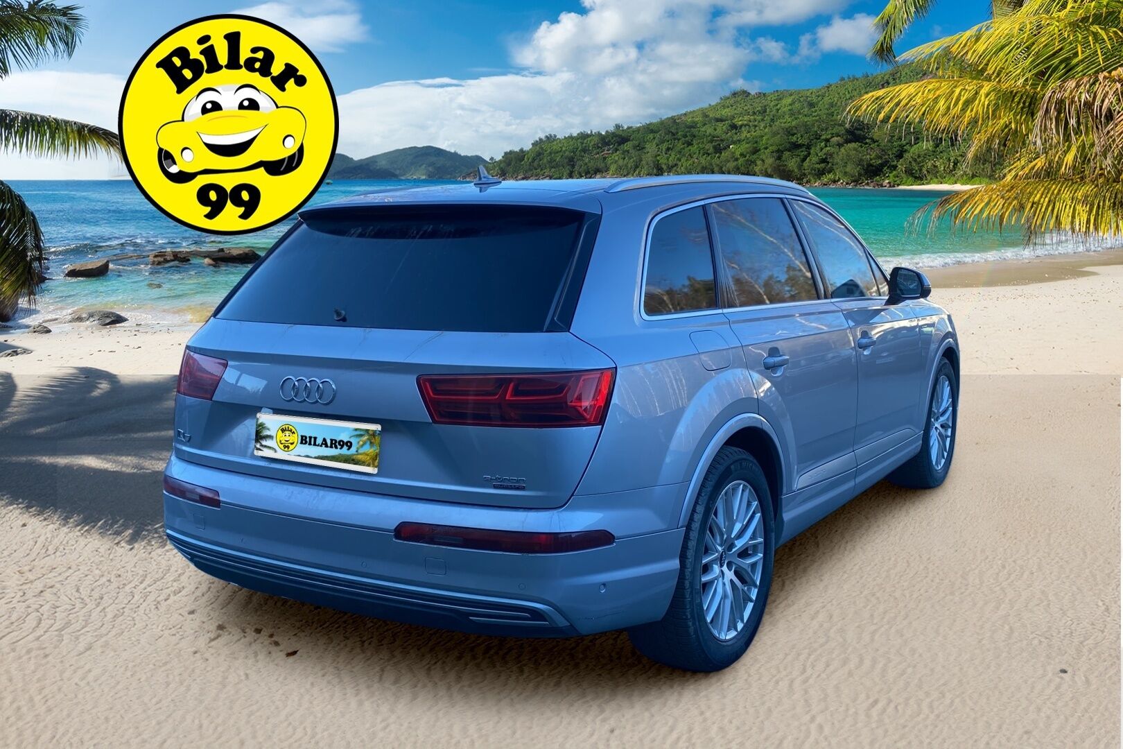 Audi Q7 2017 Business 3,0 V6 TDI e-tron quattro tiptronic *2x S-line / Webasto / ACC / B&O 3D / HUD / Ilma-alusta / Panorama / Matrix* - Timanttinahat / Muistipenkit / 360-kamera / Sähkökoukku / Alcantra kattoverhoilu / Huikeat varusteet! - HULLUT AVAJAISHULINAT KORKOTARJOUS 3,29 %