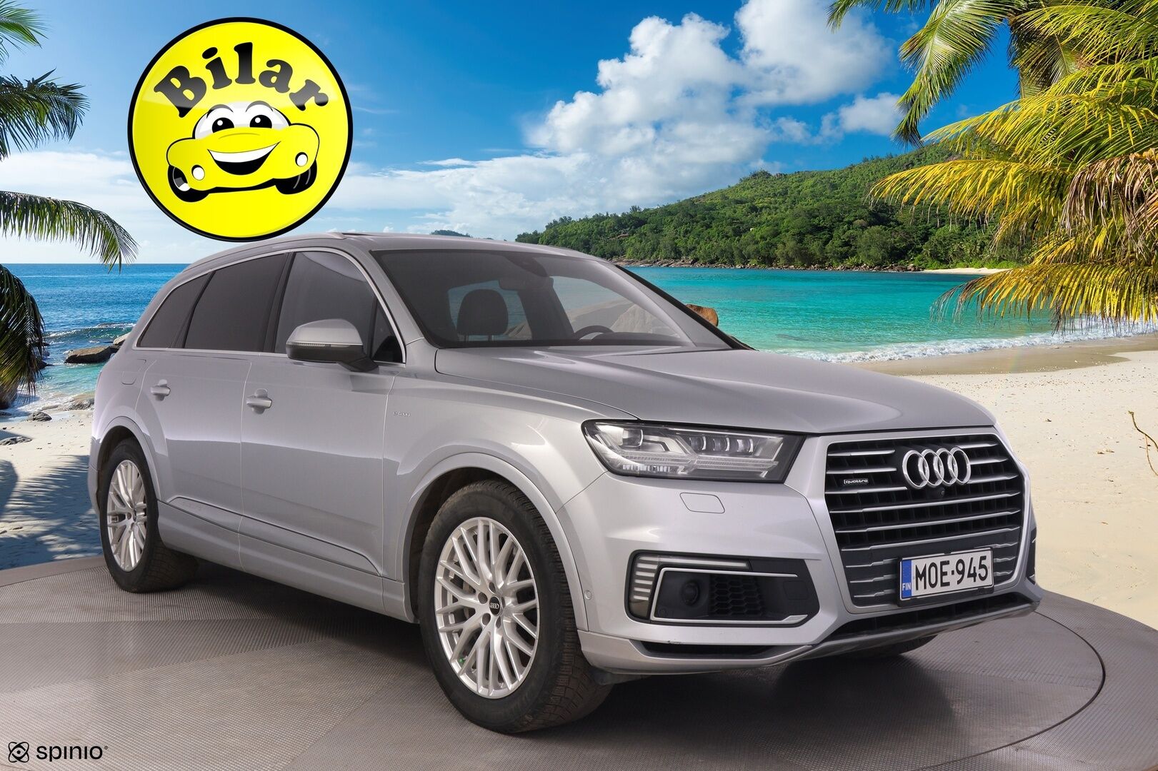 Audi Q7 2017 Business 3,0 V6 TDI e-tron quattro tiptronic S-Line - 2x S-line | Webasto | ACC | B&O 3D | HUD | Ilma-alusta | Panorama | Matrix | Timanttinahat