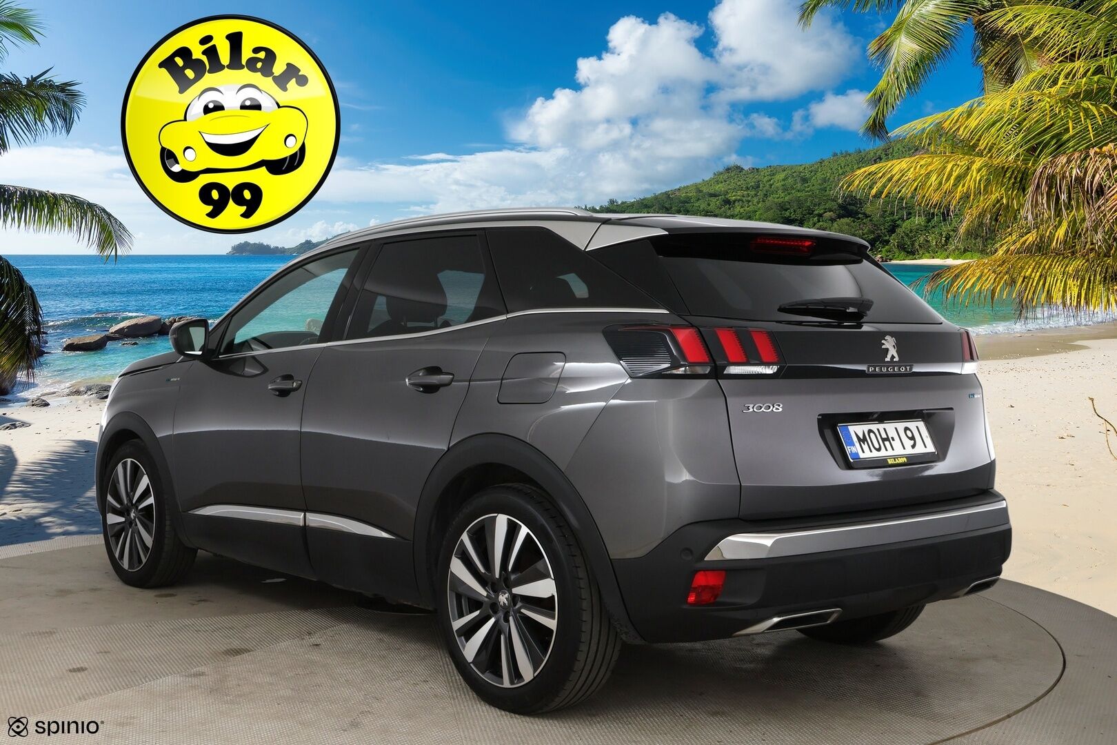 Peugeot 3008 2020 GT-line / Adapt. vak / 360 / KeyLess / Blis /  Digimittaristo - Led ajovalot / 2x renkaat / 