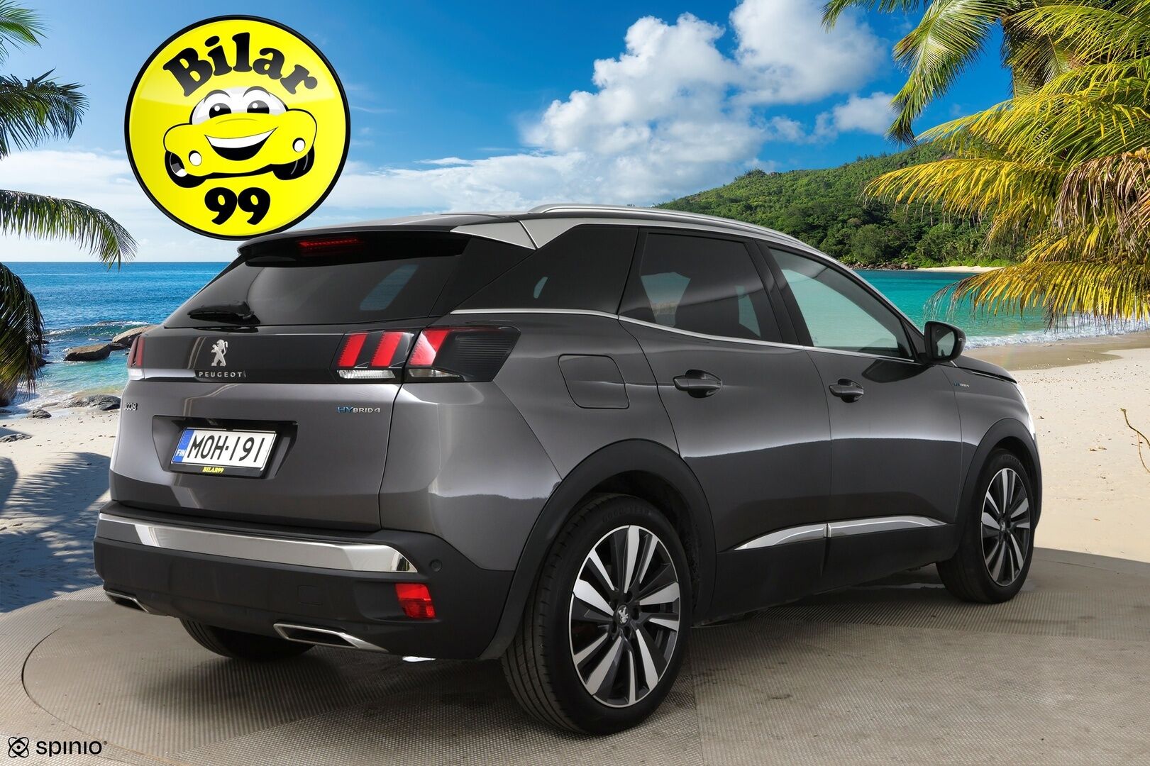 Peugeot 3008 2020 GT-line / Adapt. vak / 360 / KeyLess / Blis /  Digimittaristo - Led ajovalot / 2x renkaat / 