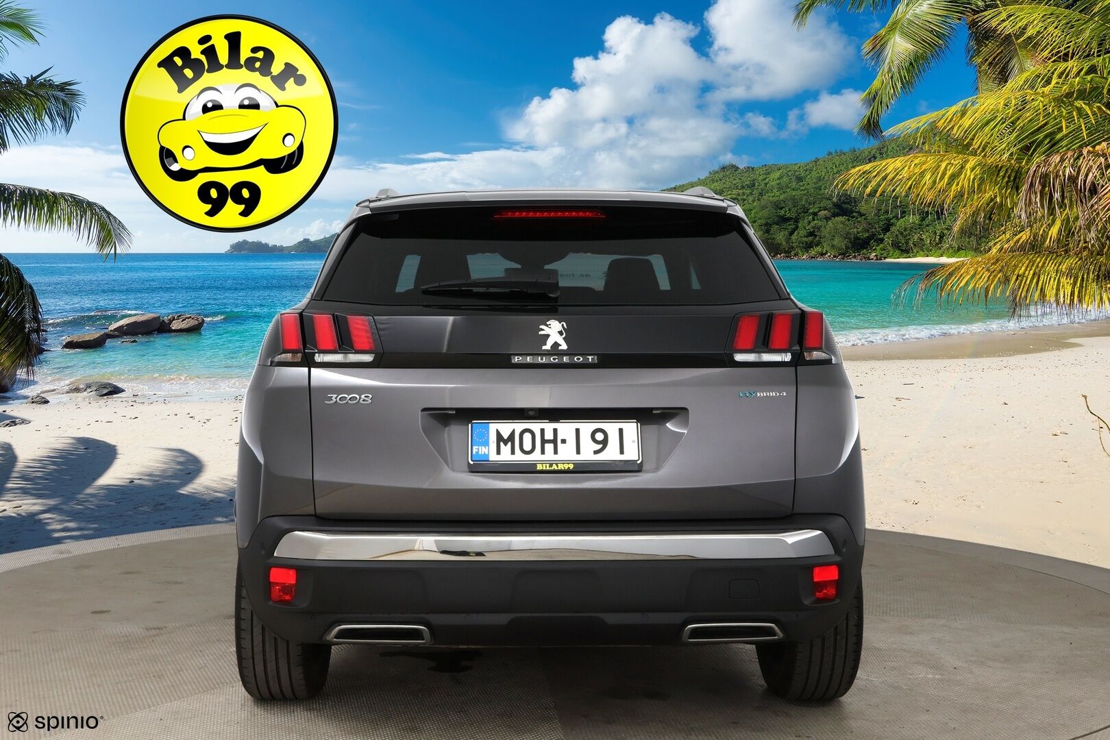 Peugeot 3008 2020 GT-line / Adapt. vak / 360 / KeyLess / Blis /  Digimittaristo - Led ajovalot / 2x renkaat / 