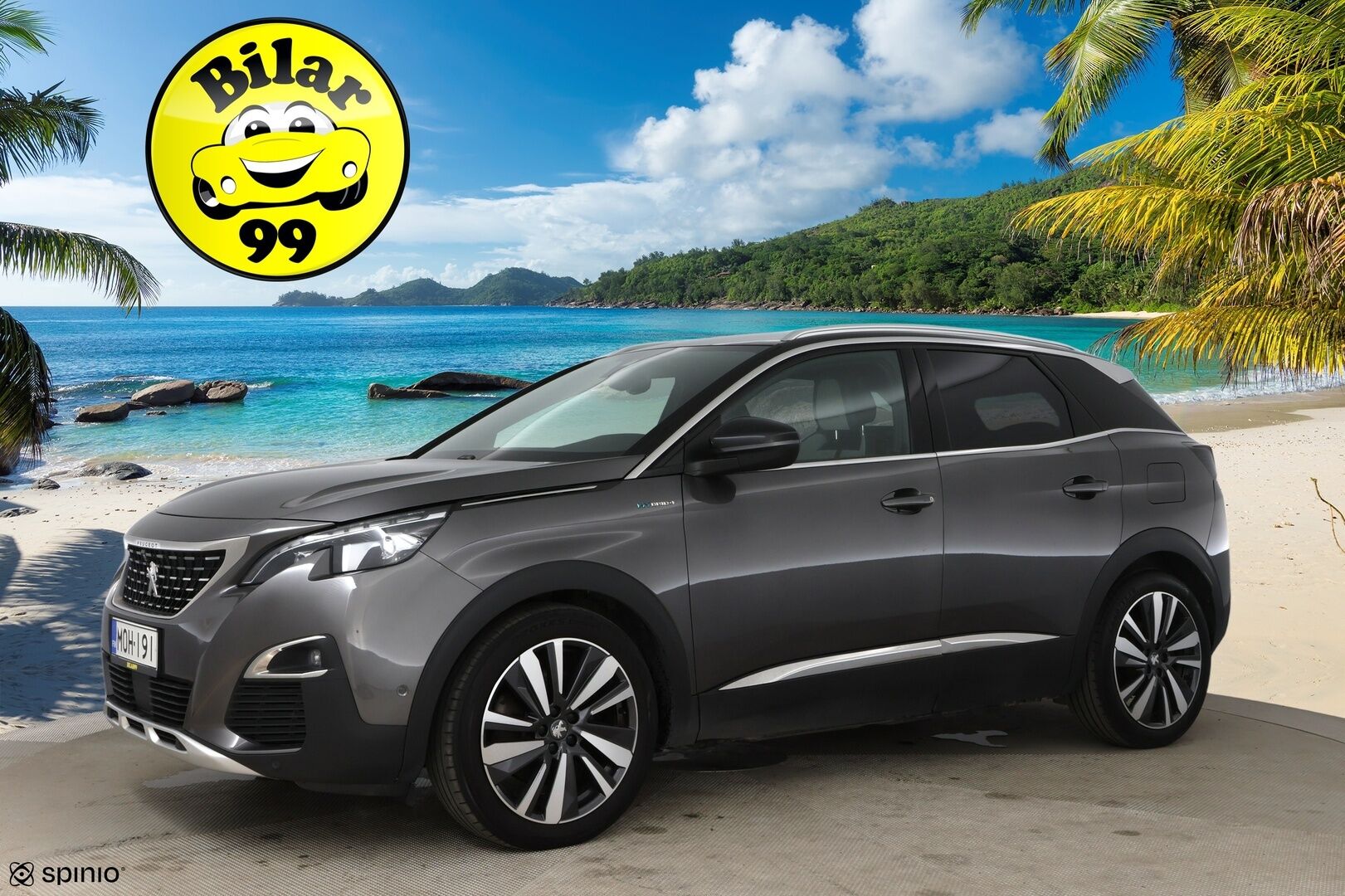 Peugeot 3008 2020 GT-line / Adapt. vak / 360 / KeyLess / Blis /  Digimittaristo - Led ajovalot / 2x renkaat / 