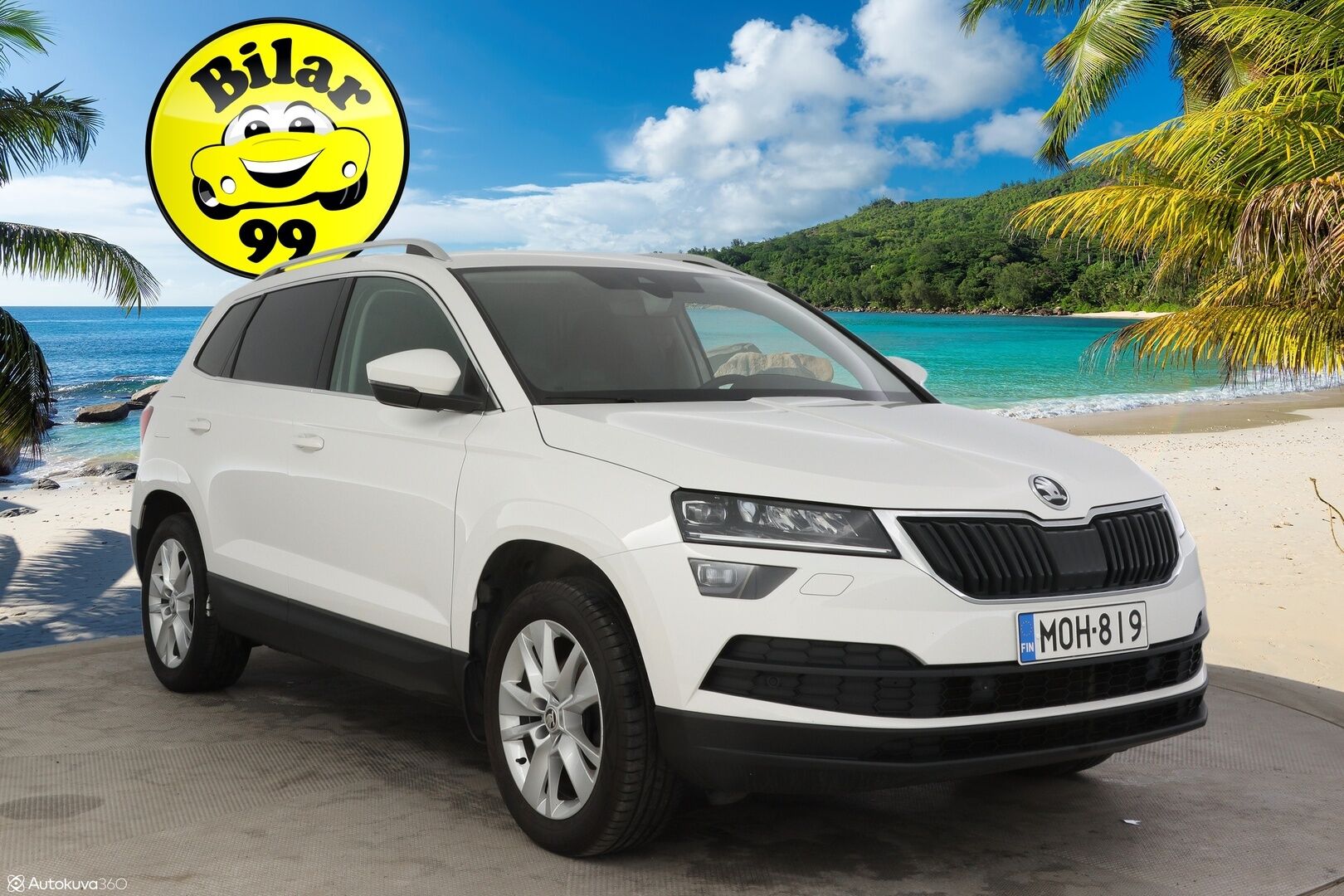 Skoda Karoq 2022 1.5 TSI Style BusinessLine DSG Autom. 1-om. Suomi-auto / Webasto / Adapt. Vakkari / Kaistavahti / P-kamera / LED-valot / Navi / KeylessGo / 2x renkaat - 1-om. Suomi-auto uudemmalla paremmalla tekniikalla 