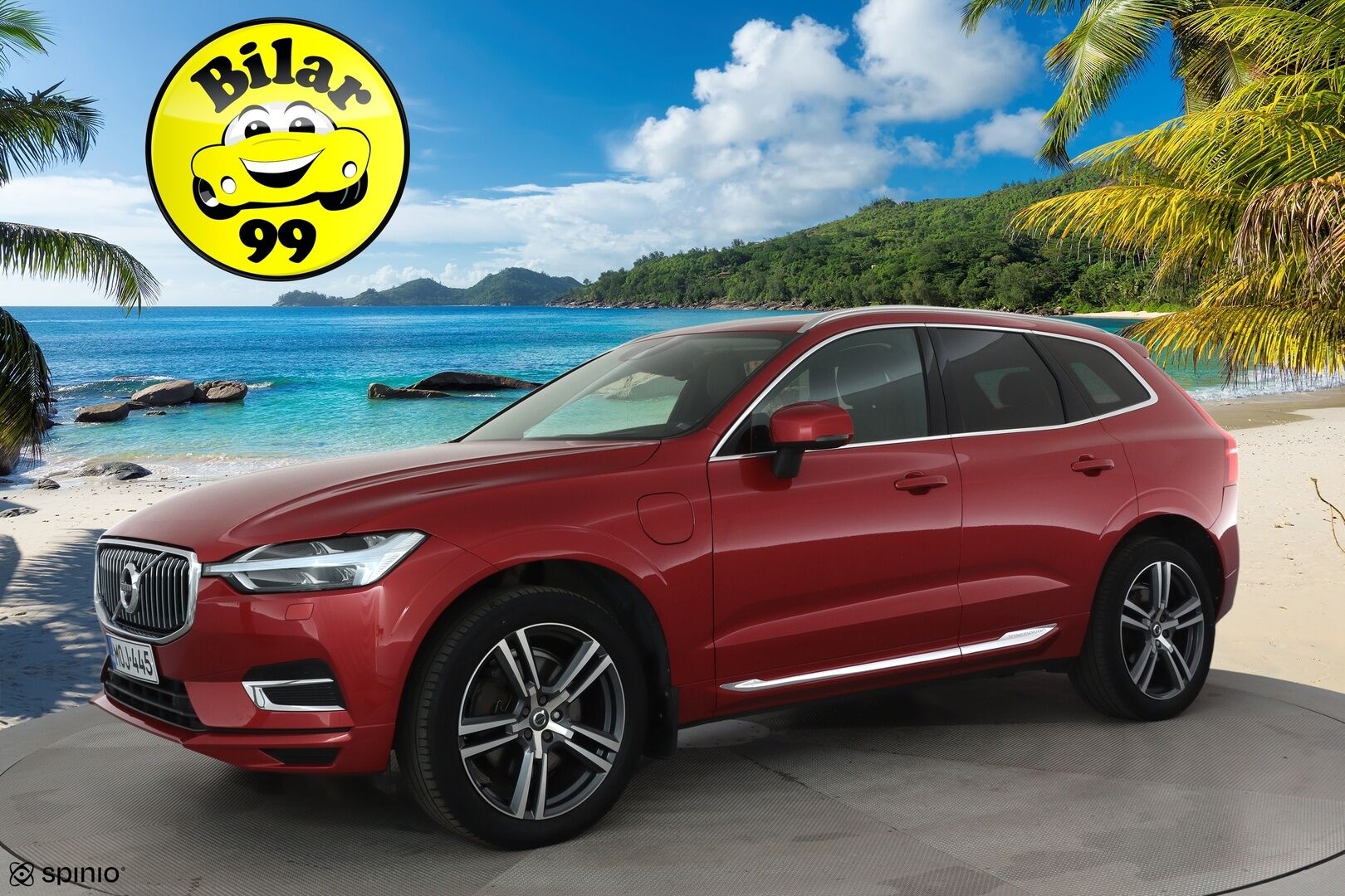 Volvo XC60 2020 T8 TwE AWD Inscription aut **H&K / Panorama / Muistipenkit / 360.kamera / Koukku / Full LED / Webasto** - 3,99 % KORKOTARJOUS TÄHÄN AUTOON - Merkkihuollettu / Kahdet renkaat aluvanteilla / KeylessGo / Digimittaristo / BLIS / Musta nahkasisusta / Penkinlämmittimet takana