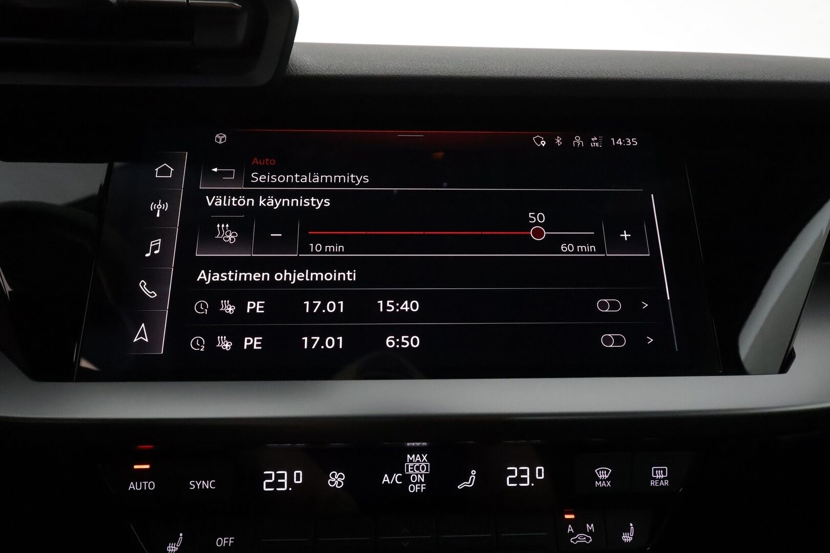 Audi A3 2022 Sedan Business Advanced 40 TDI 147 kW quattro S tronic - 3,99 % KORKOTARJOUS TÄHÄN AUTOON - Suomiauto / Webasto / Adapt.Vakkari / Digital Cockpit / Matrix LED / Nahkasisusta / Merkkihuollot / Poikkeukselliset varusteet!