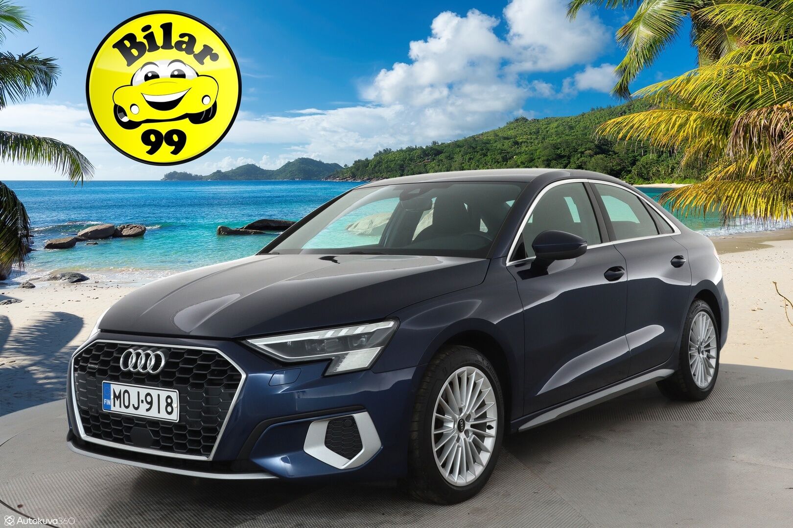 Audi A3 2022 Sedan Business Advanced 40 TDI 147 kW quattro S tronic - 3,99 % KORKOTARJOUS TÄHÄN AUTOON - Suomiauto / Webasto / Adapt.Vakkari / Digital Cockpit / Matrix LED / Nahkasisusta / Merkkihuollot / Poikkeukselliset varusteet!