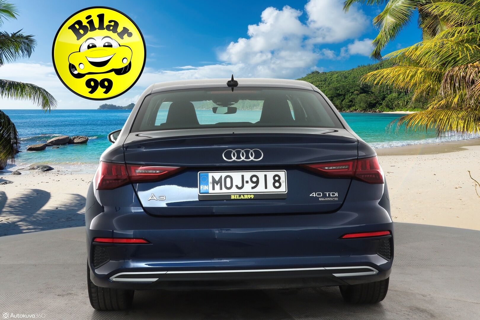 Audi A3 2022 Sedan Business Advanced 40 TDI 147 kW quattro S tronic - 3,99 % KORKOTARJOUS TÄHÄN AUTOON - Suomiauto / Webasto / Adapt.Vakkari / Digital Cockpit / Matrix LED / Nahkasisusta / Merkkihuollot / Poikkeukselliset varusteet!