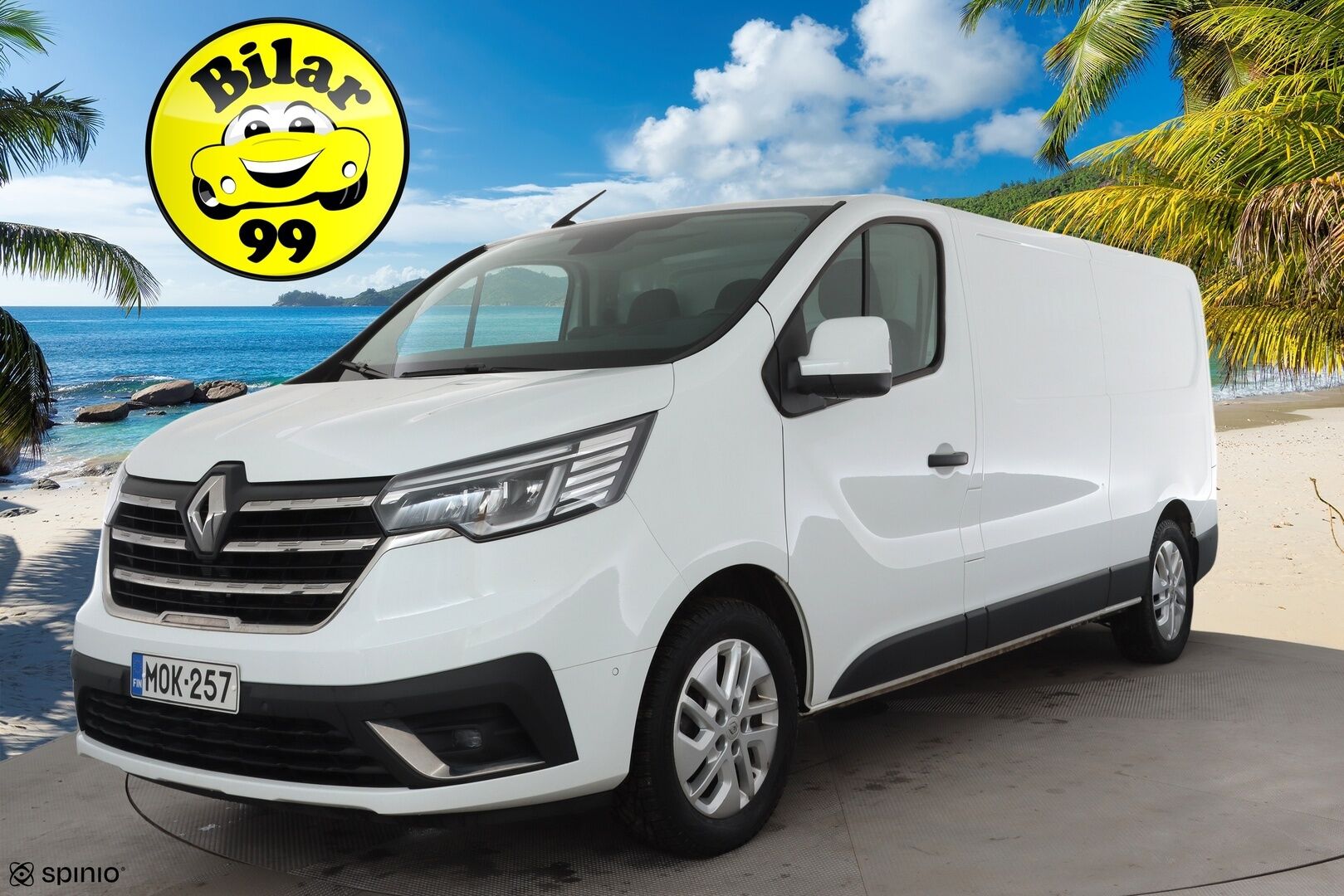 Renault Trafic 2022 Blue dCi 150 EDC-aut. L2H1 6,7m3 Nordic Edition * Webasto / Koukku / Vakkari / P.kamera / Navi / LED / ALV * - Suomi-auto / Kahdet renkaat aluvanteilla / Merkkihuollettu