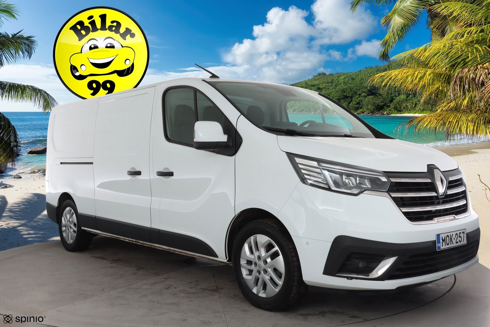 Renault Trafic 2022 Blue dCi 150 EDC-aut. L2H1 6,7m3 Nordic Edition * Webasto / Koukku / Vakkari / P.kamera / Navi / LED / ALV * - Suomi-auto / Kahdet renkaat aluvanteilla / Merkkihuollettu