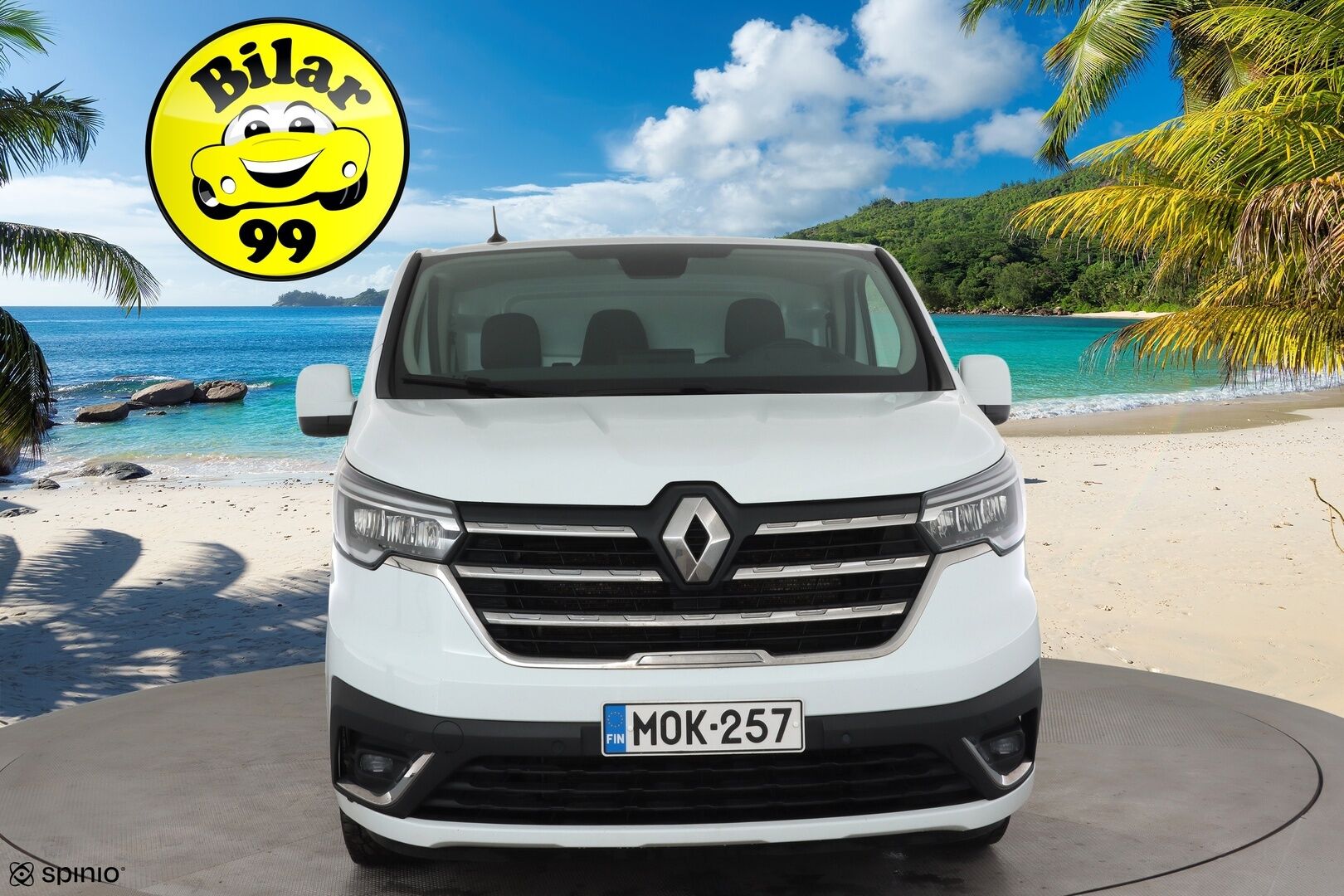 Renault Trafic 2022 Blue dCi 150 EDC-aut. L2H1 6,7m3 Nordic Edition * Webasto / Koukku / Vakkari / P.kamera / Navi / LED / ALV * - Suomi-auto / Kahdet renkaat aluvanteilla / Merkkihuollettu