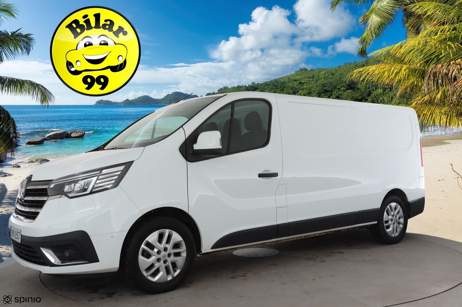 Renault Trafic 2022 Blue dCi 150 EDC-aut. L2H1 6,7m3 Nordic Edition * Webasto / Koukku / Vakkari / P.kamera / Navi / LED / ALV * - Suomi-auto / Kahdet renkaat aluvanteilla / Merkkihuollettu