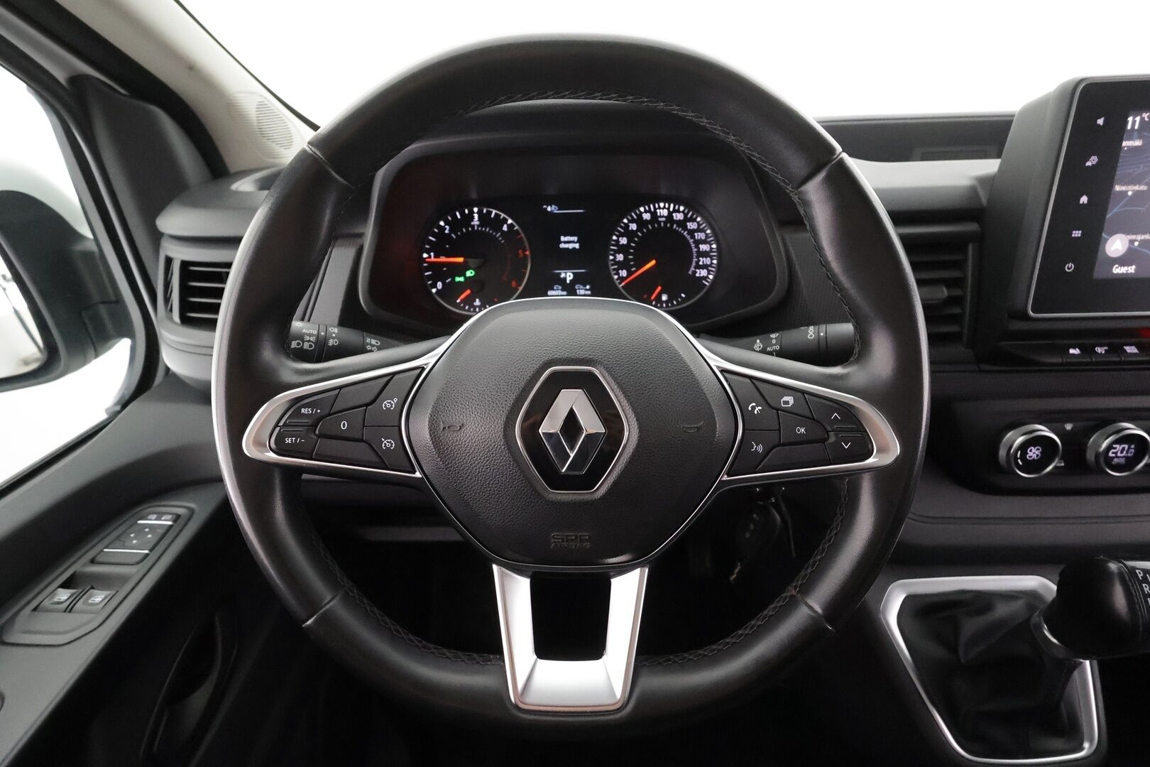 Renault Trafic 2022 Blue dCi 150 EDC-aut. L2H1 6,7m3 Nordic Edition * Webasto / Koukku / Vakkari / P.kamera / Navi / LED / ALV * - Suomi-auto / Kahdet renkaat aluvanteilla / Merkkihuollettu