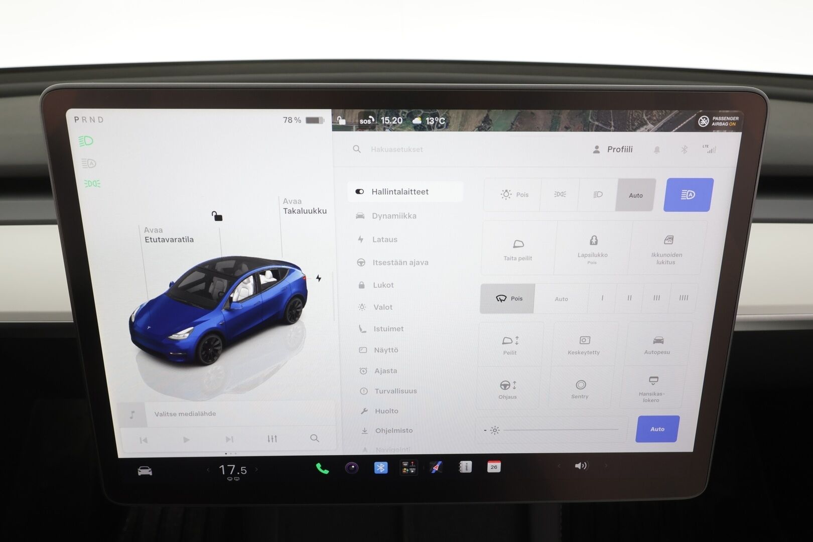Tesla Model Y 2022 Long Range - | ILP | Koukku | Lasikatto | ACC | Matrix-LED | P.Kamera | Muistipenkki | Premium Audio | Kaistavahti | Navi | Keyless | Suomi-auto |