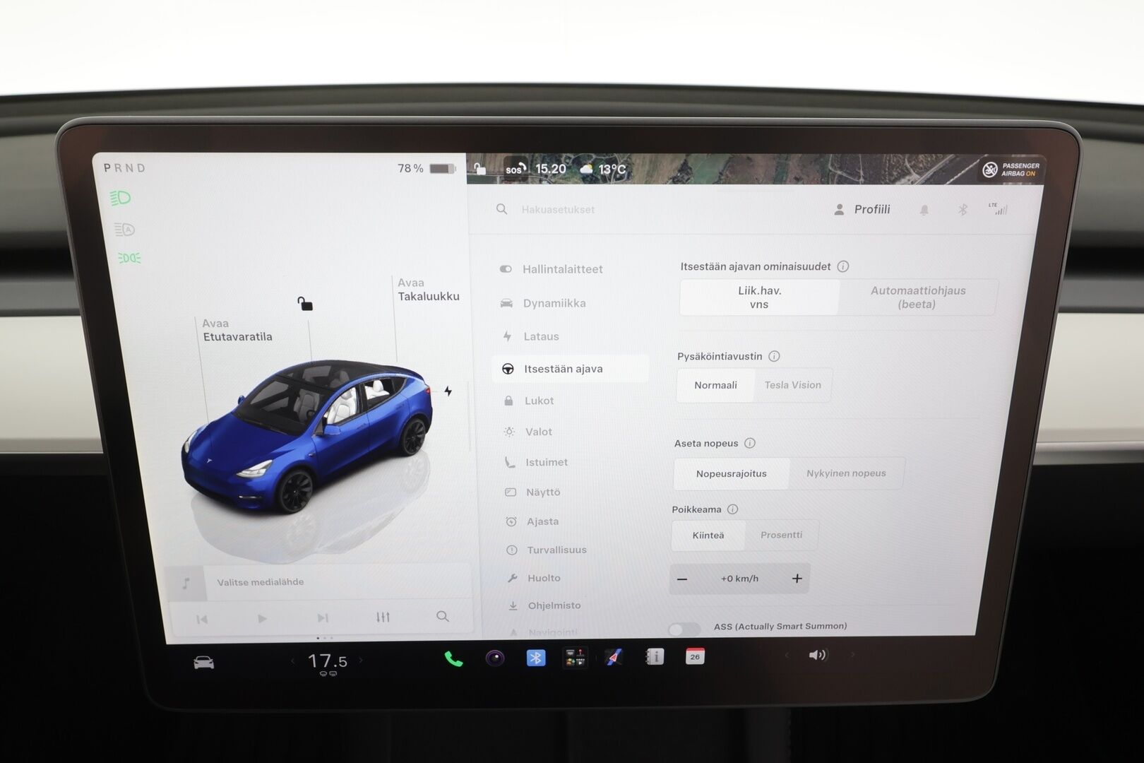 Tesla Model Y 2022 Long Range - | ILP | Koukku | Lasikatto | ACC | Matrix-LED | P.Kamera | Muistipenkki | Premium Audio | Kaistavahti | Navi | Keyless | Suomi-auto |