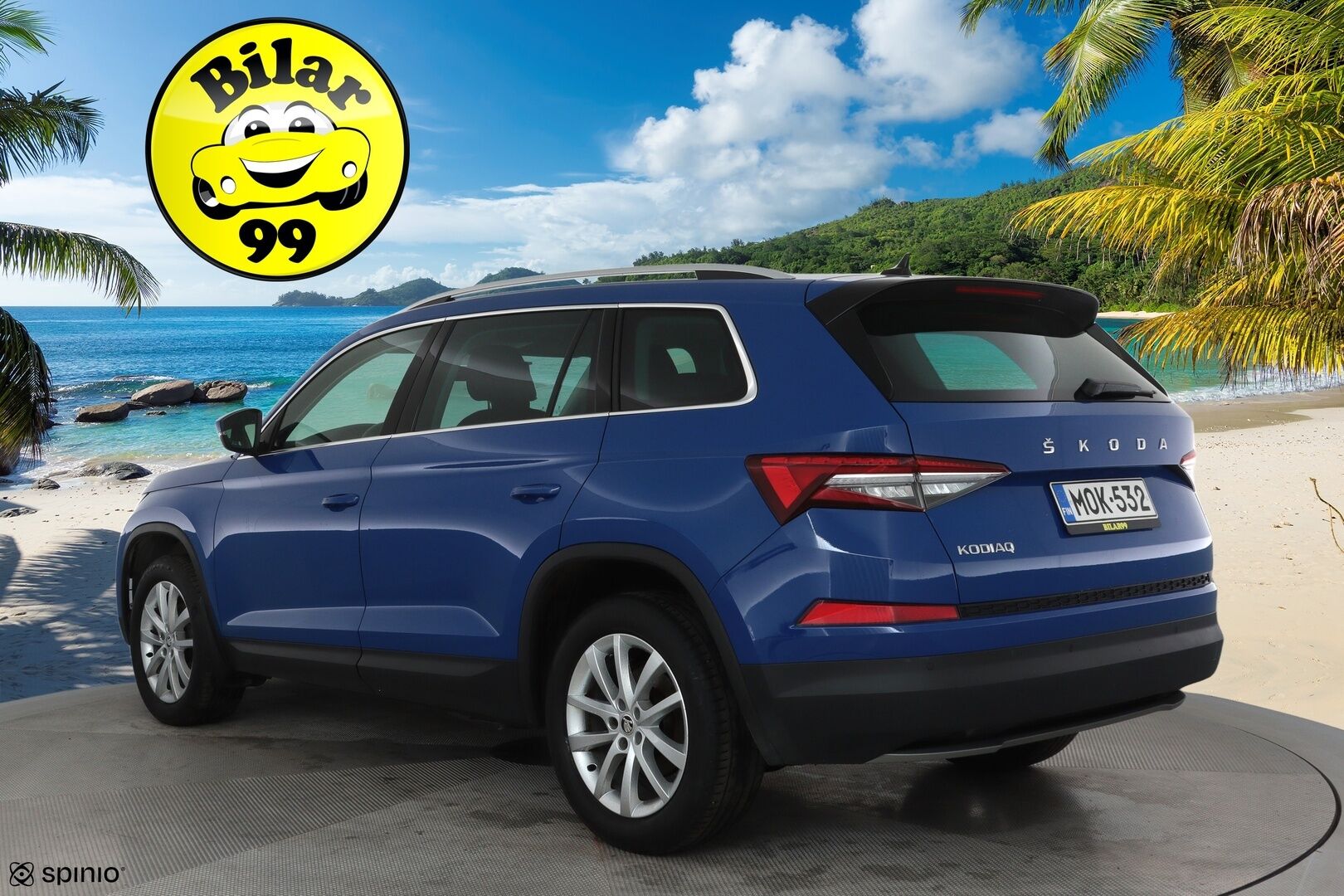 Skoda Kodiaq 2022 1.5 TSI ACT Ambition DSG **Adapt.Vakkari / LED-valot / P.Tutkat / Digimittaristo / Apple&Android / KeylessGO** - 3,99 % KORKOTARJOUS TÄHÄN AUTOON 31.8. ASTI! - 2-Omisteinen Suomi-auto / Kahdet Renkaat / Merkkihuollettu!