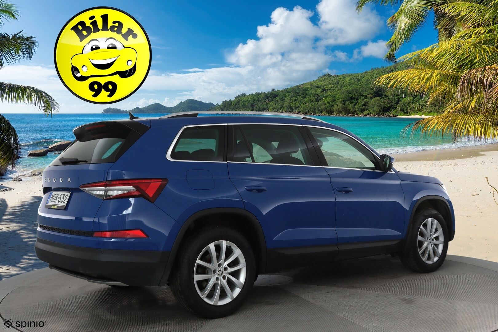 Skoda Kodiaq 2022 1.5 TSI ACT Ambition DSG **Adapt.Vakkari / LED-valot / P.Tutkat / Digimittaristo / Apple&Android / KeylessGO** - 3,99 % KORKOTARJOUS TÄHÄN AUTOON 31.8. ASTI! - 2-Omisteinen Suomi-auto / Kahdet Renkaat / Merkkihuollettu!