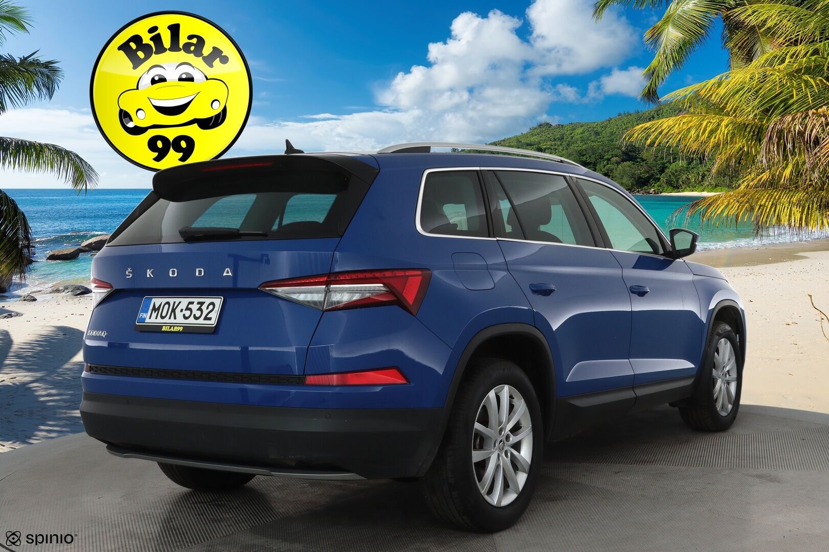 Skoda Kodiaq 2022 1.5 TSI ACT Ambition DSG **Adapt.Vakkari / LED-valot / P.Tutkat / Digimittaristo / Apple&Android / KeylessGO** - 3,99 % KORKOTARJOUS TÄHÄN AUTOON 31.8. ASTI! - 2-Omisteinen Suomi-auto / Kahdet Renkaat / Merkkihuollettu!