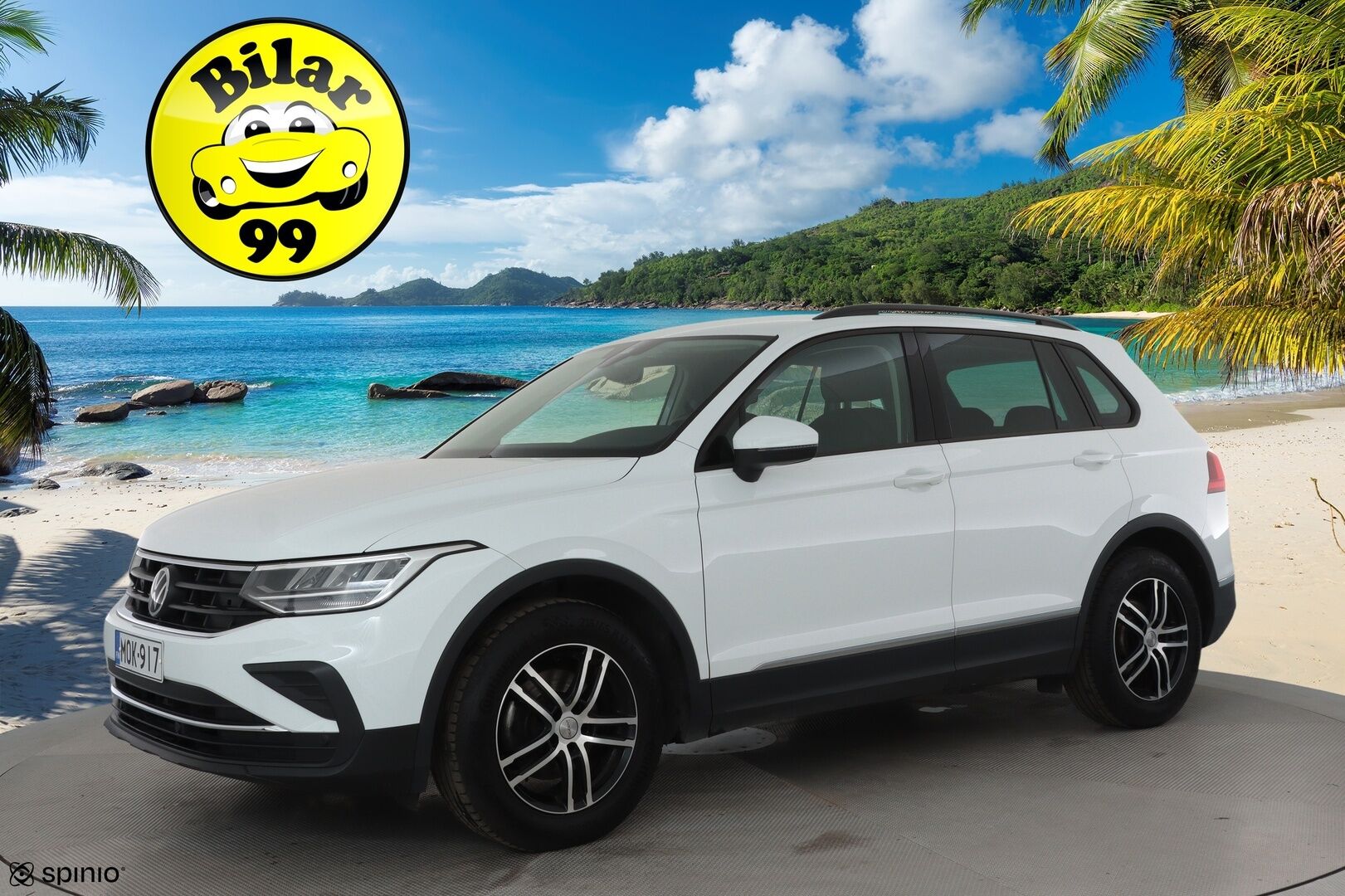 Volkswagen Tiguan 2022 Comfort 2,0 TDI SCR 110 kW DSG **Webasto / Koukku / Adapt.Vakkari / LED-valot / P.Tutkat / Sporttipenkit / Kaistavahti** - 1-om Suomi-auto / Kahdet Renkaat