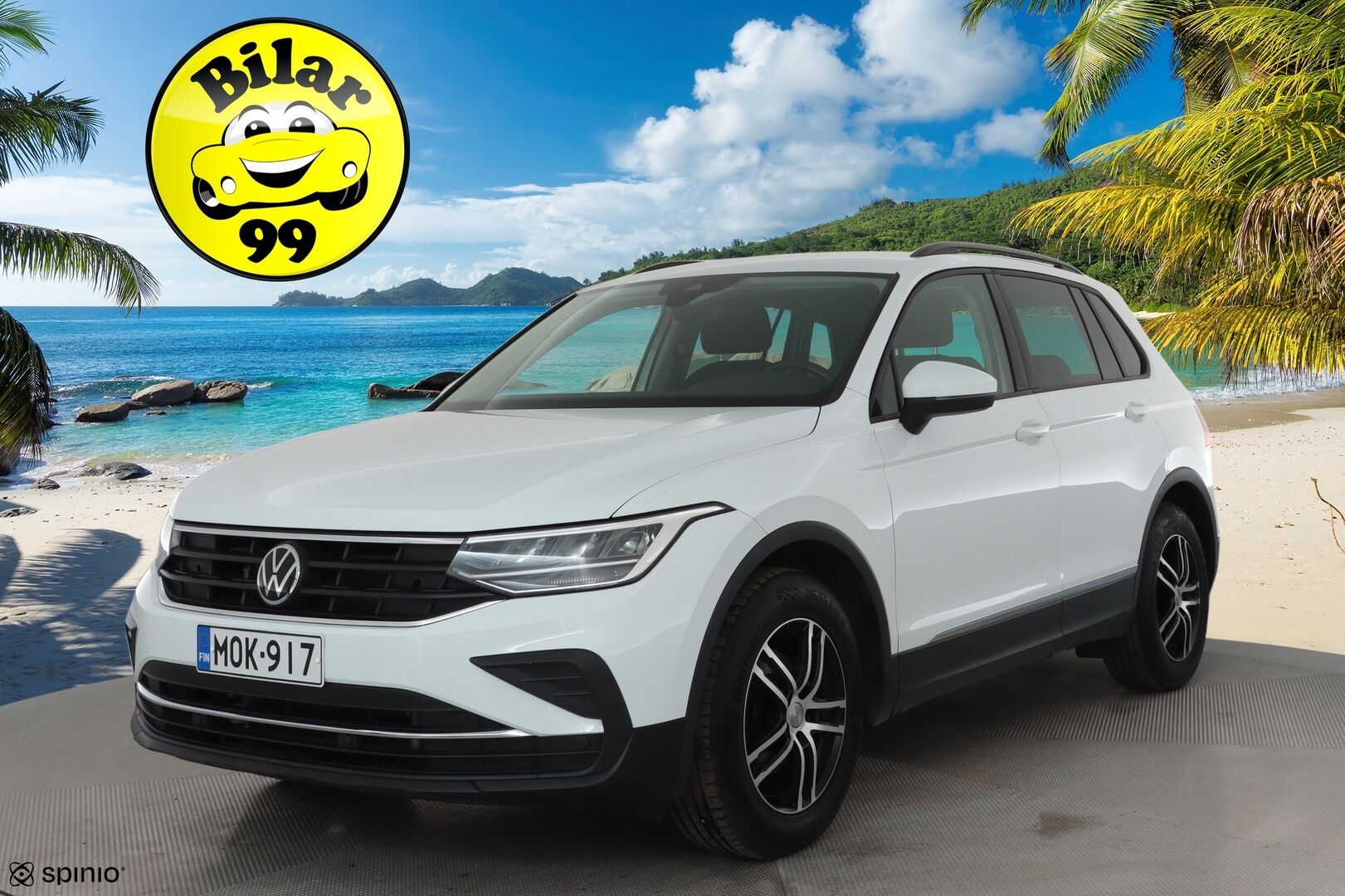 Volkswagen Tiguan 2022 Comfort 2,0 TDI SCR 110 kW DSG **Webasto / Koukku / Adapt.Vakkari / LED-valot / P.Tutkat / Sporttipenkit / Kaistavahti** - 1-om Suomi-auto / Kahdet Renkaat