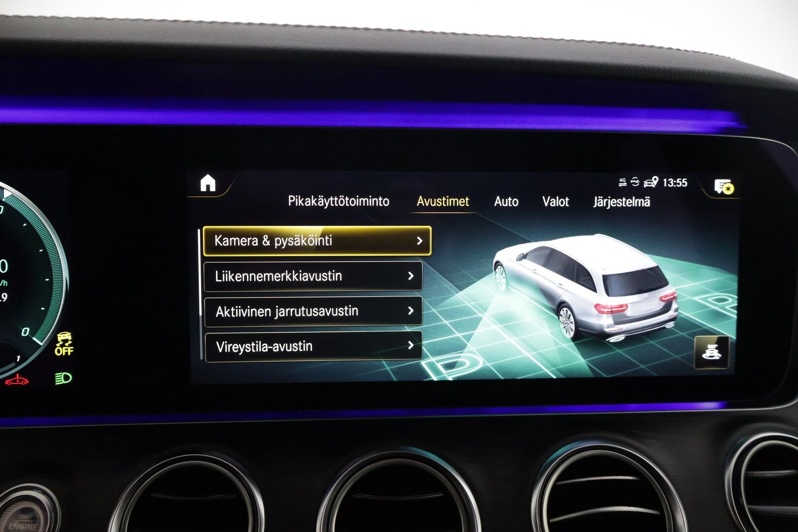 Mercedes-Benz E 2021 300 de T A Business AMG EQ Power * Amg sisä/ulko paketti / 360-kamera / Vetokoukku / Puolinahkasisusta / Keylessgo * - * Akku kuntotarkastettu SOH 90,7% / ALV-vähennyskelpoinen *