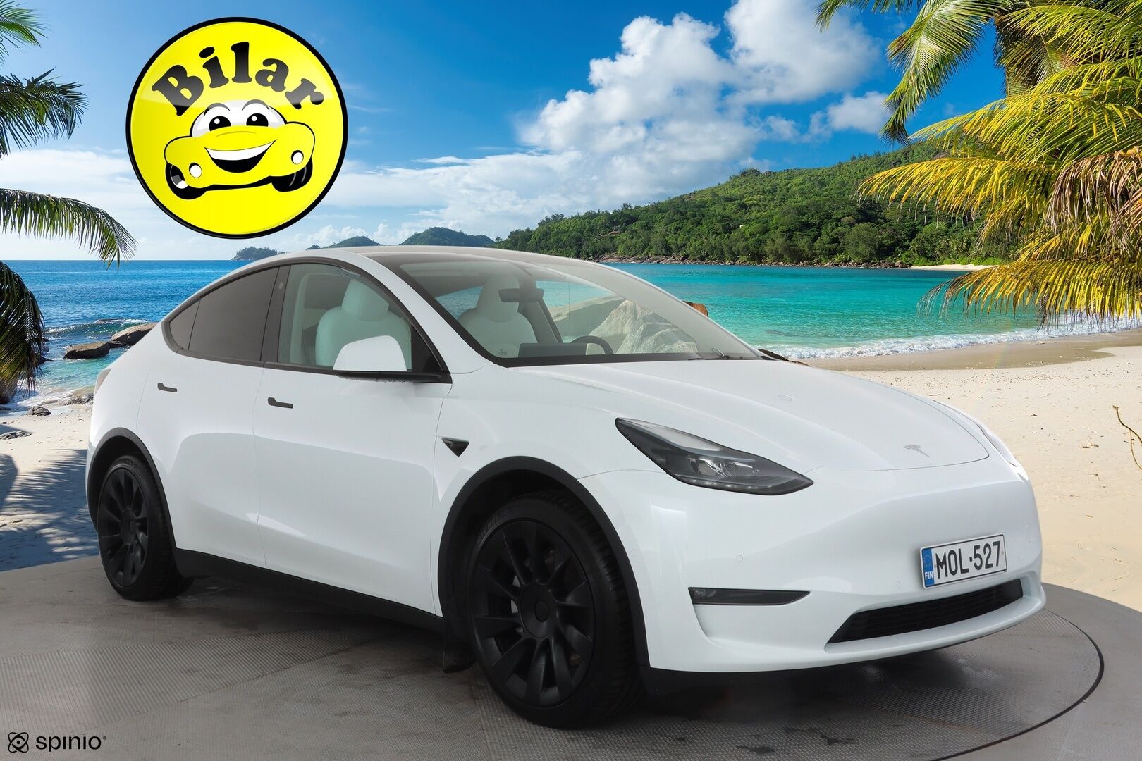 Tesla Model Y 2023 Long Range - | ACC | ILP | Koukku | Valkoiset nahat | Ryzen | Premium Audio | Lasikatto | Muistipenkki | P.kamera ja tutkat | 1-om suomiauto | 2x alut |