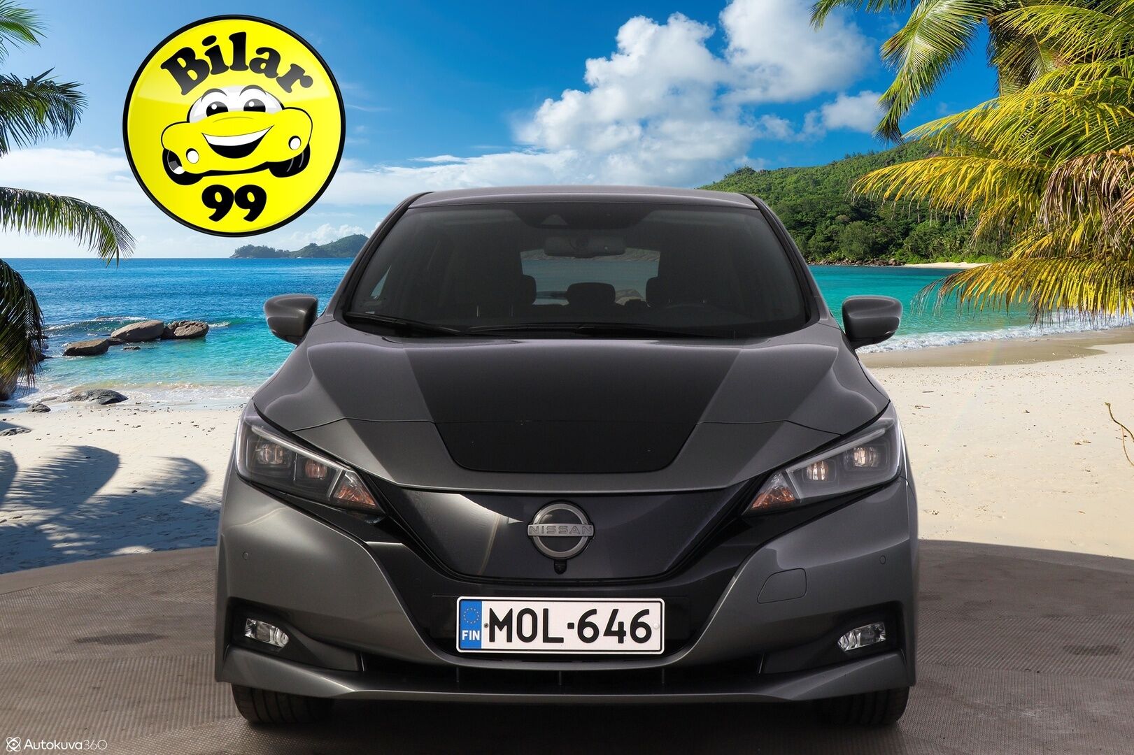 Nissan Leaf 2023 40 KWh N-Connecta * ILP / 360-Kamera / ACC / Kaukovaloautomatiikka / BLIS / KeylessGo* - 1-Omisteinen Suomi-auto / Merkkiliikkeen huoltohistoria!