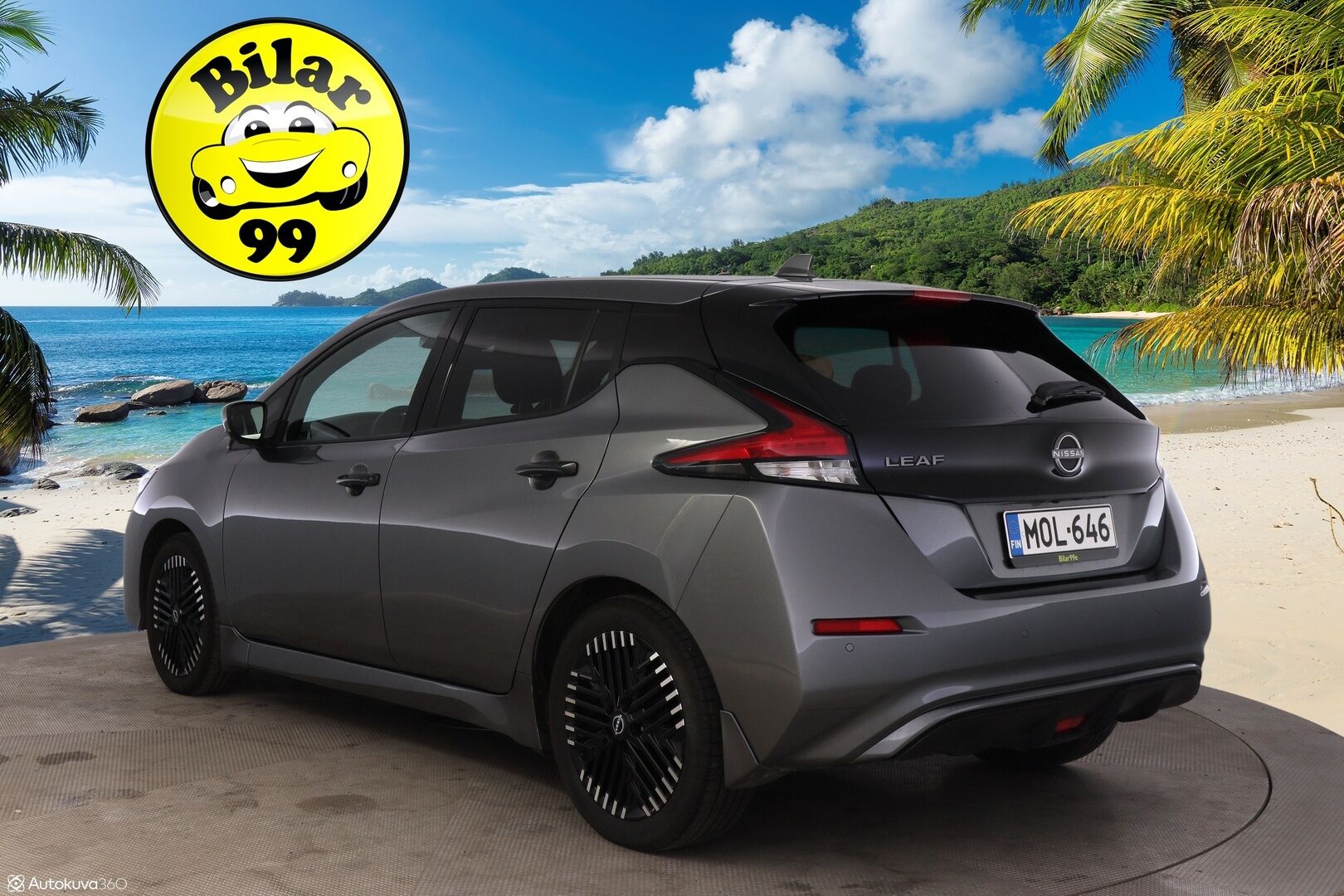 Nissan Leaf 2023 40 KWh N-Connecta * ILP / 360-Kamera / ACC / Kaukovaloautomatiikka / BLIS / KeylessGo* - 1-Omisteinen Suomi-auto / Merkkiliikkeen huoltohistoria!