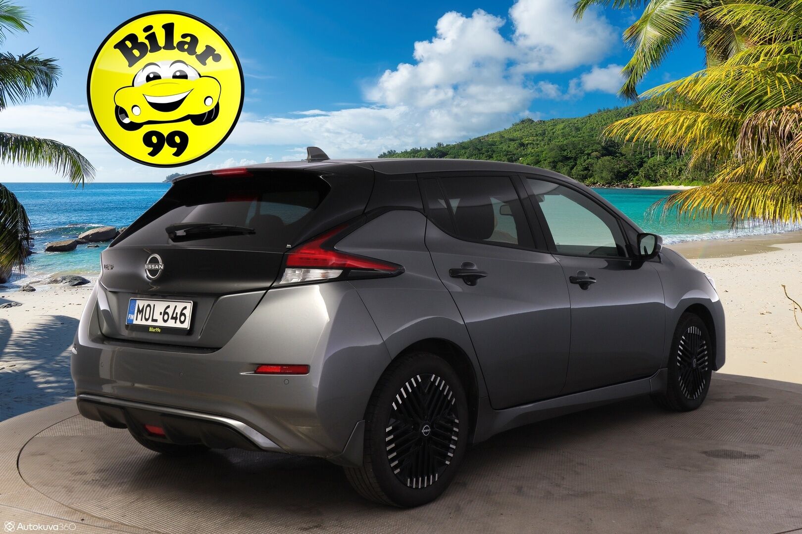 Nissan Leaf 2023 40 KWh N-Connecta * ILP / 360-Kamera / ACC / Kaukovaloautomatiikka / BLIS / KeylessGo* - 1-Omisteinen Suomi-auto / Merkkiliikkeen huoltohistoria!