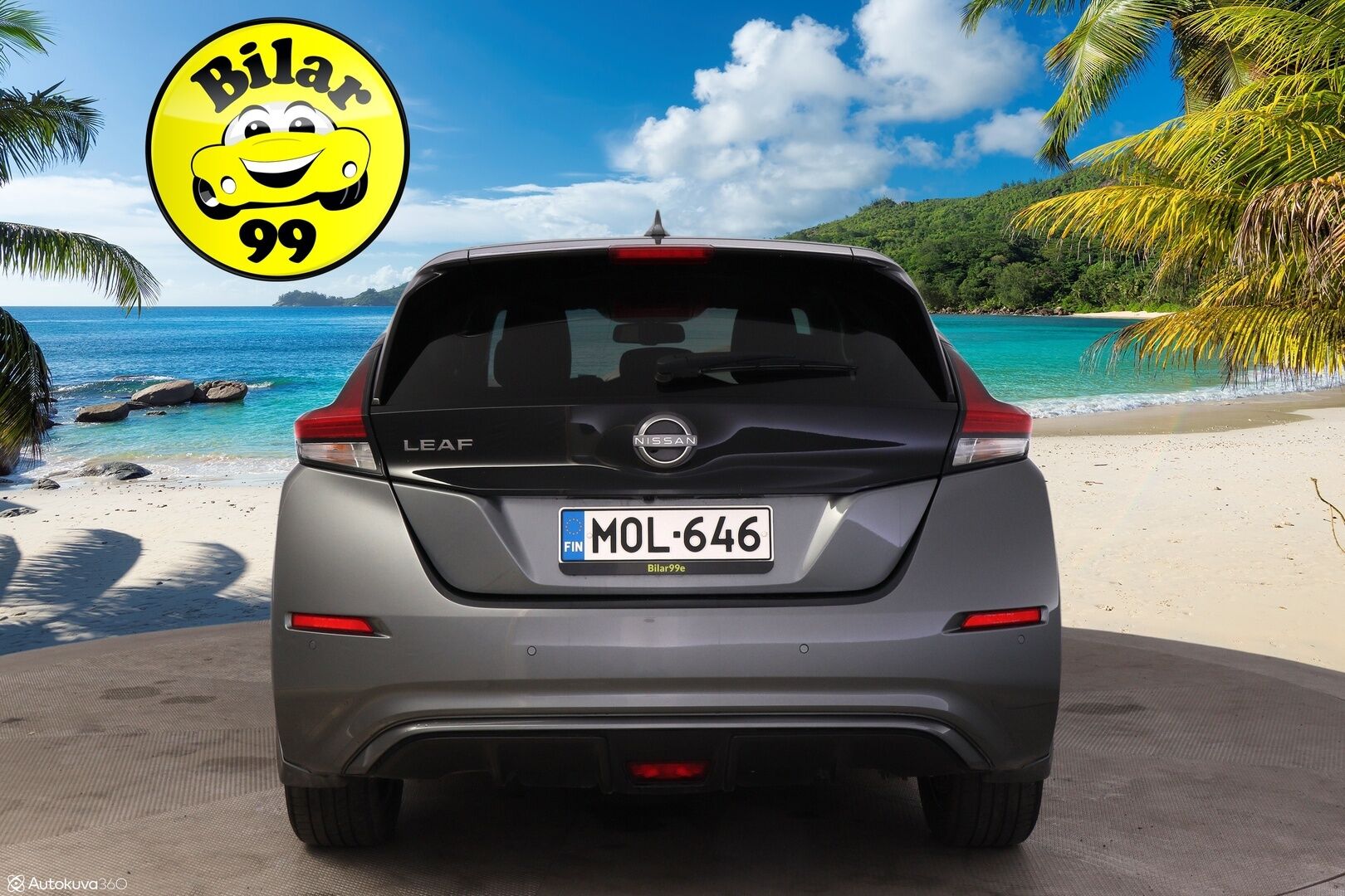 Nissan Leaf 2023 40 KWh N-Connecta * ILP / 360-Kamera / ACC / Kaukovaloautomatiikka / BLIS / KeylessGo* - 1-Omisteinen Suomi-auto / Merkkiliikkeen huoltohistoria!