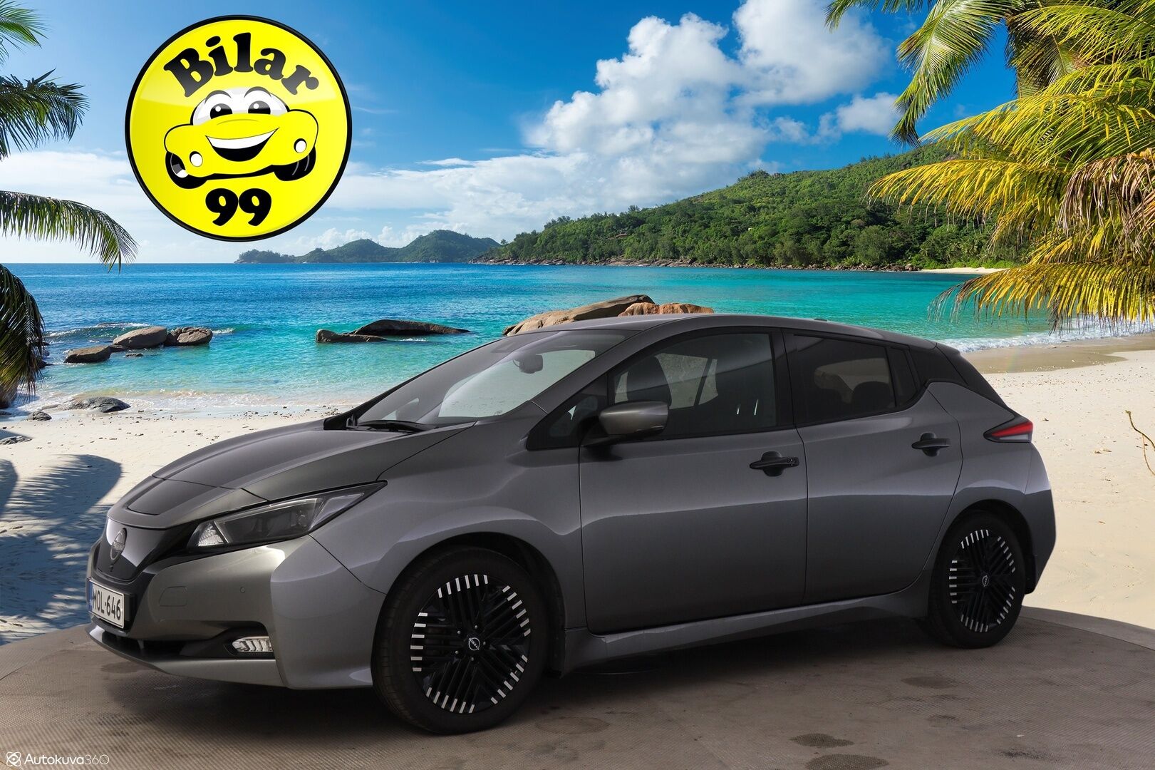 Nissan Leaf 2023 40 KWh N-Connecta * ILP / 360-Kamera / ACC / Kaukovaloautomatiikka / BLIS / KeylessGo* - 1-Omisteinen Suomi-auto / Merkkiliikkeen huoltohistoria!