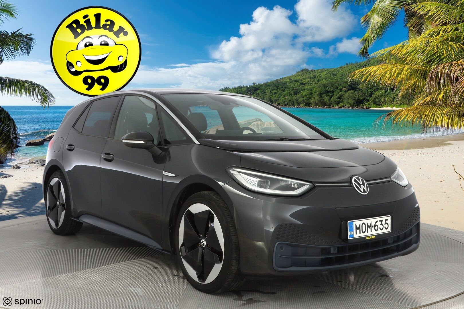 Volkswagen ID.3 2021 Pro Performance Business 150 kW, akku 58 kWh *Sporttipenkit / IQ.Lights / ACC / Ambient / Panorama* - Kahdet hyvät renkaat / Molemmat laturit / Merkkihuollettu